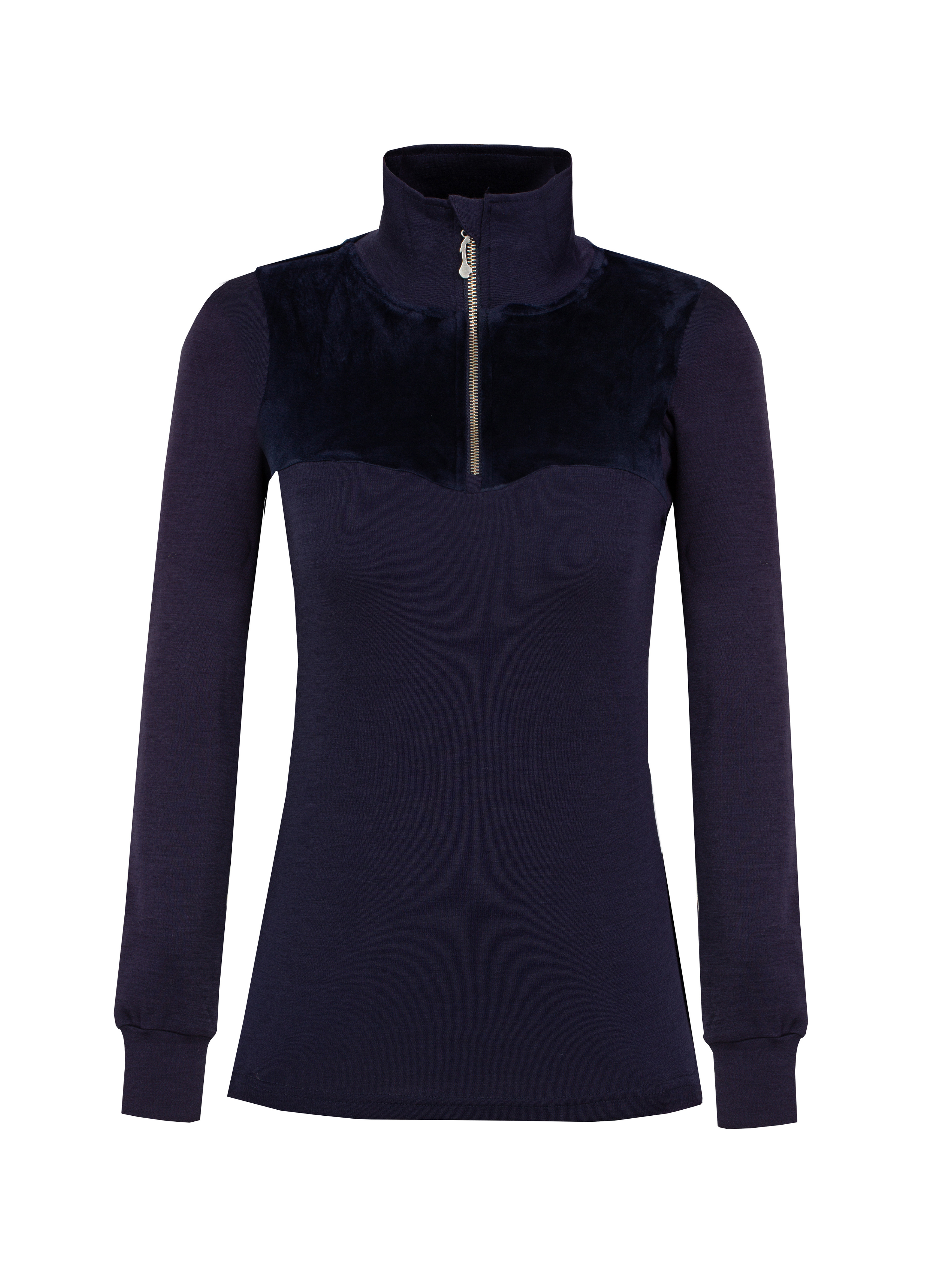 Sirdal Half-zip Ulltrøye Blue Ink
