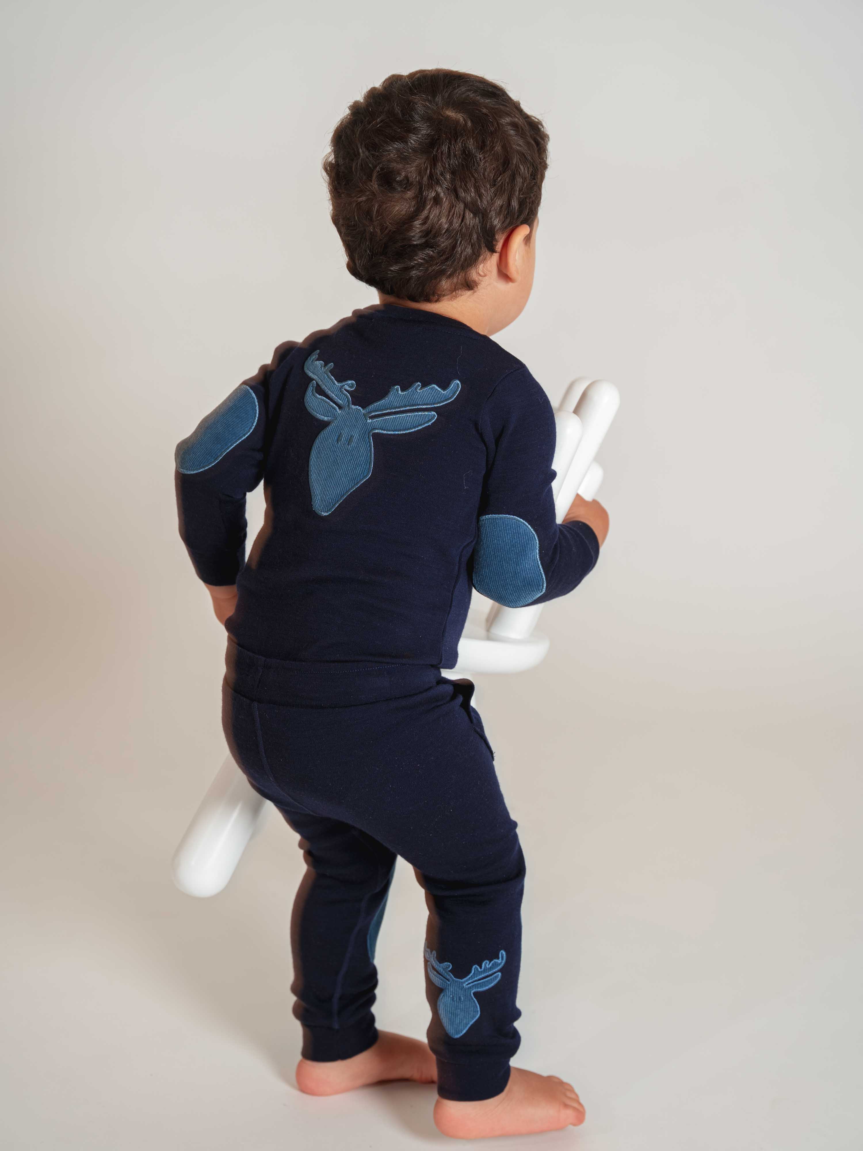Bergen Merino Ullbukse 0-3 år Blue Ink
