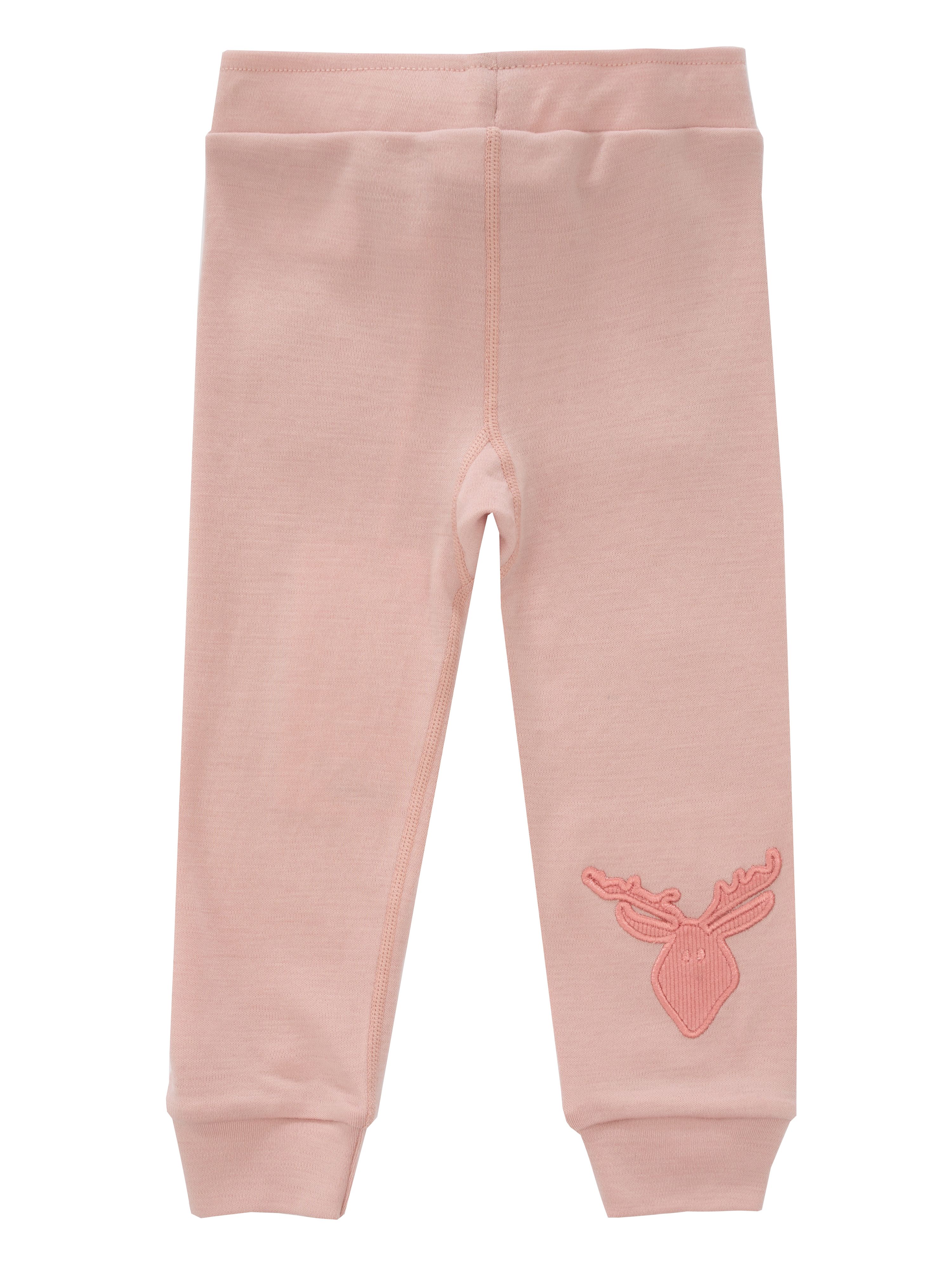 Bergen Merino Ullbukse 0-3 år Old Pink