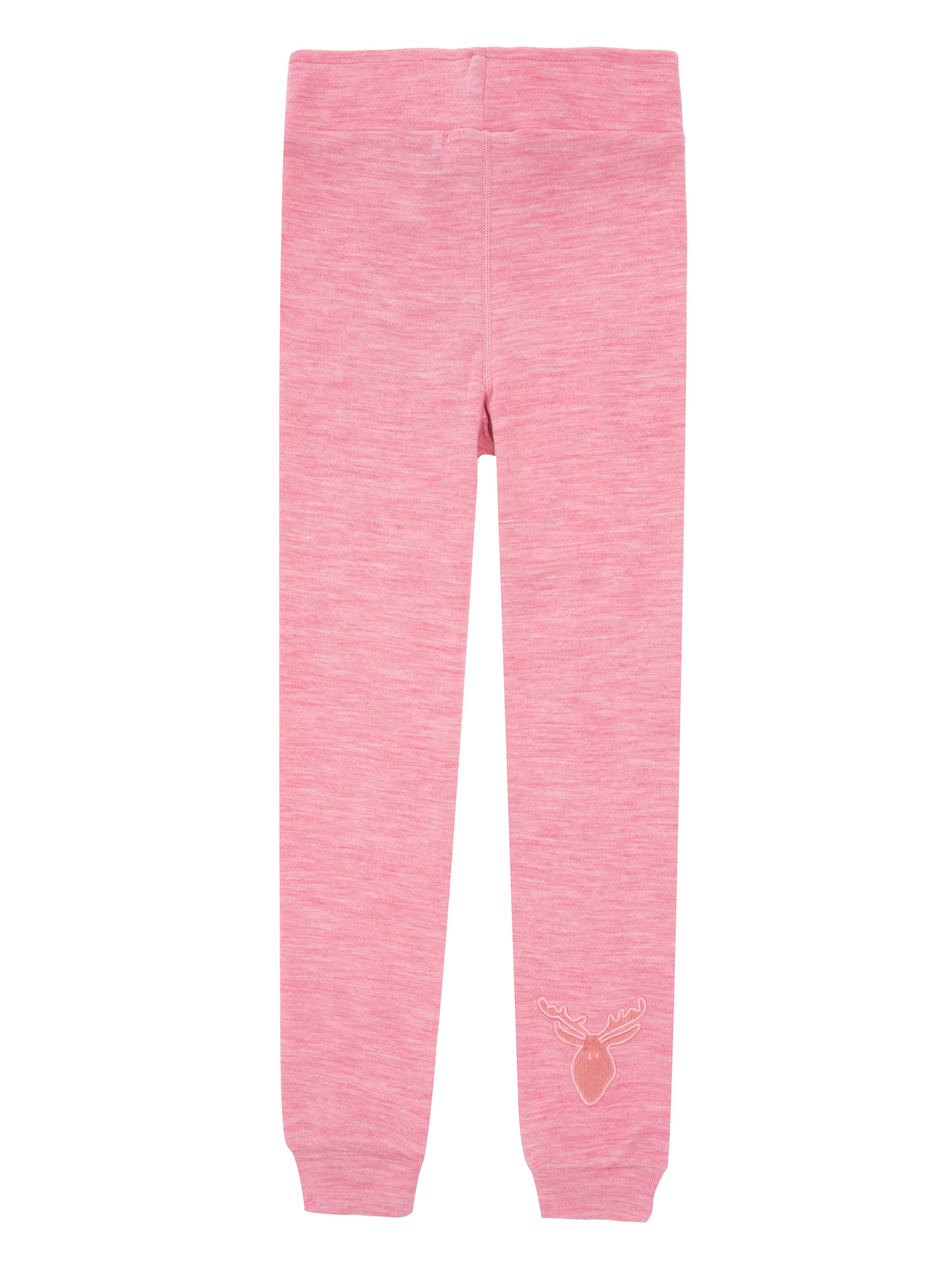 Bergen Merino Ullbukse 3-10 år Rose Blush