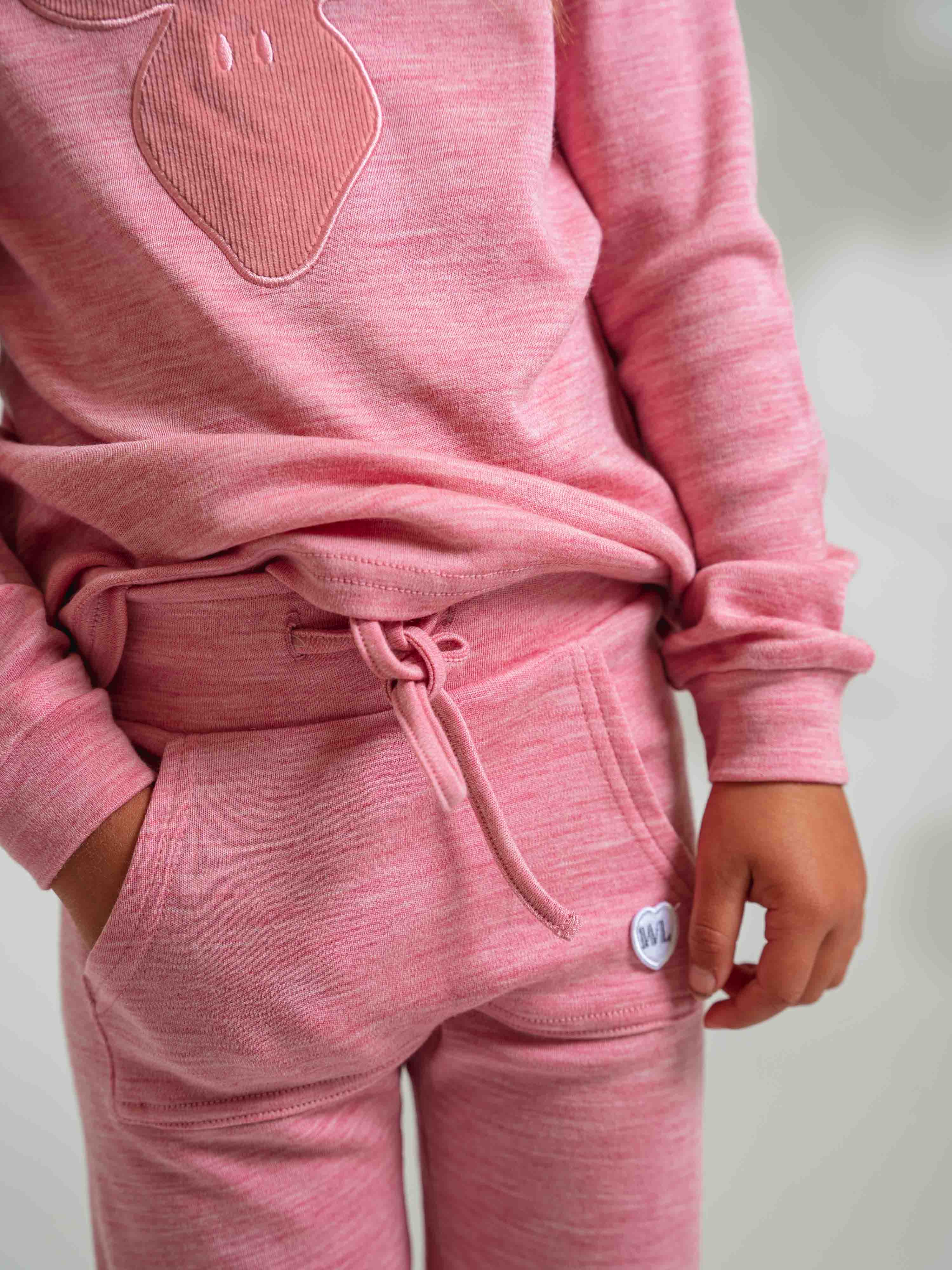 Bergen Merino Ullbukse 3-10 år Rose Blush