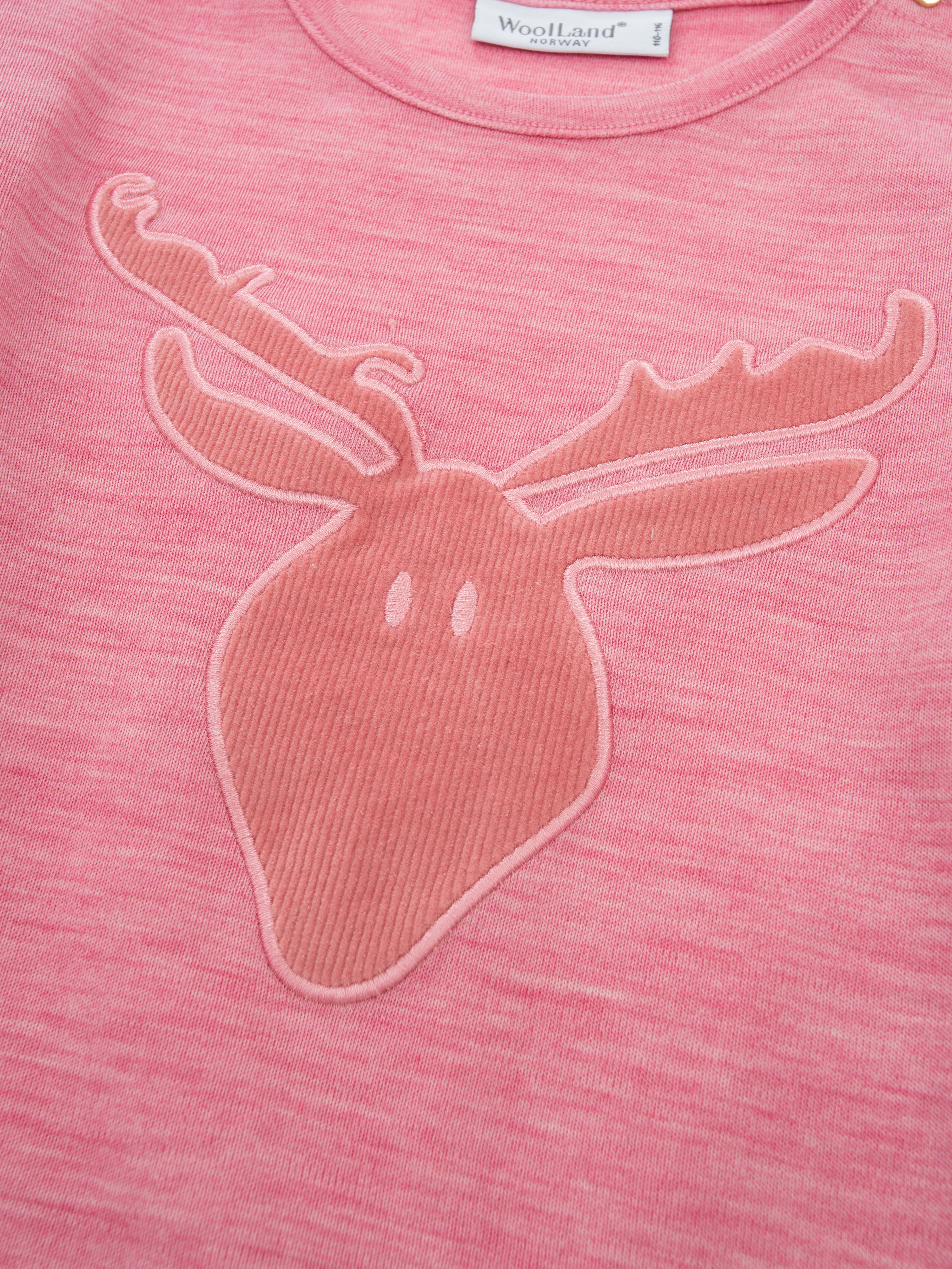 Bergen Merino Ullgenser 3-10 år Rose Blush