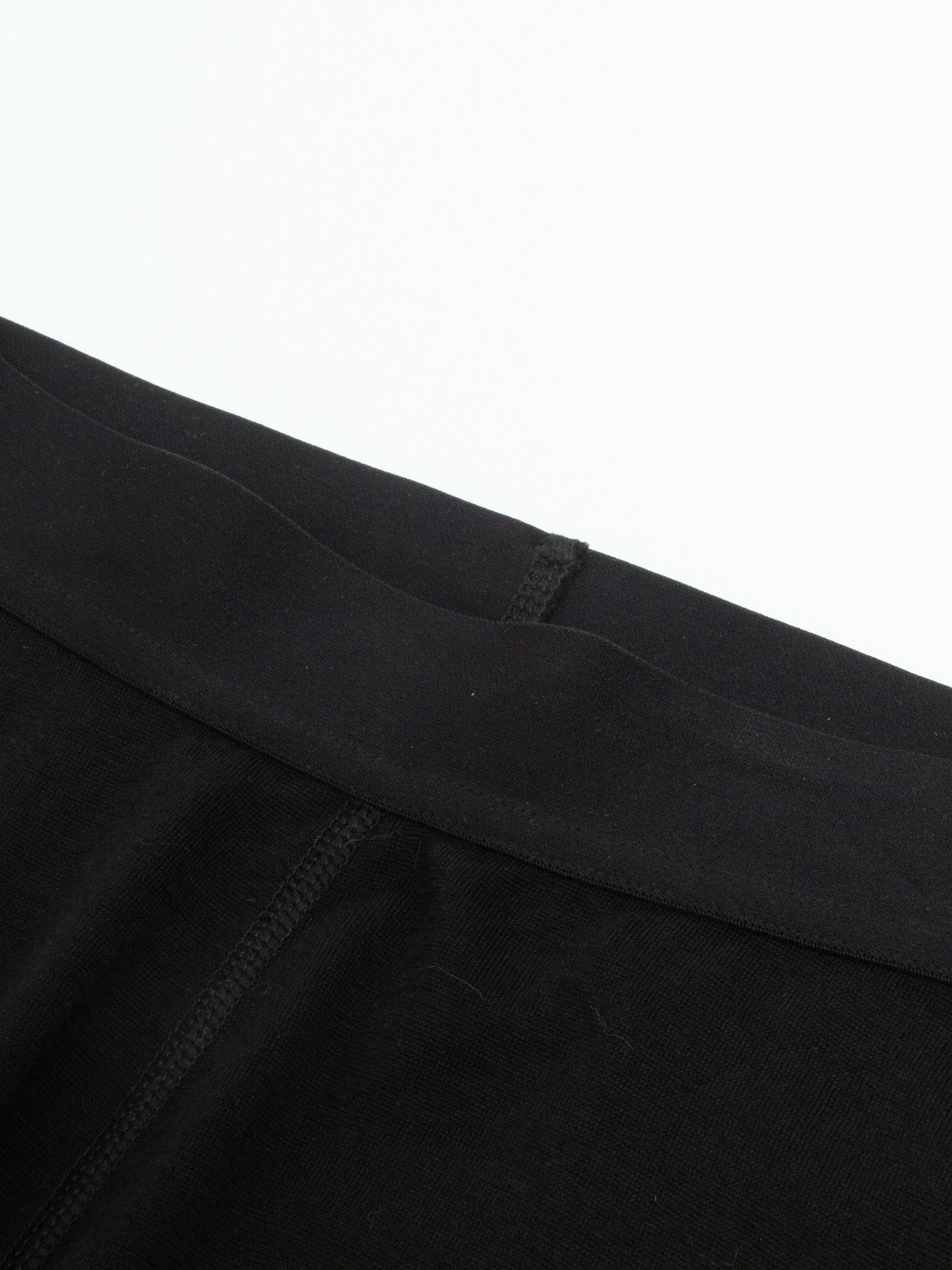 Rena Merino 3/4 Ullstilongs Black