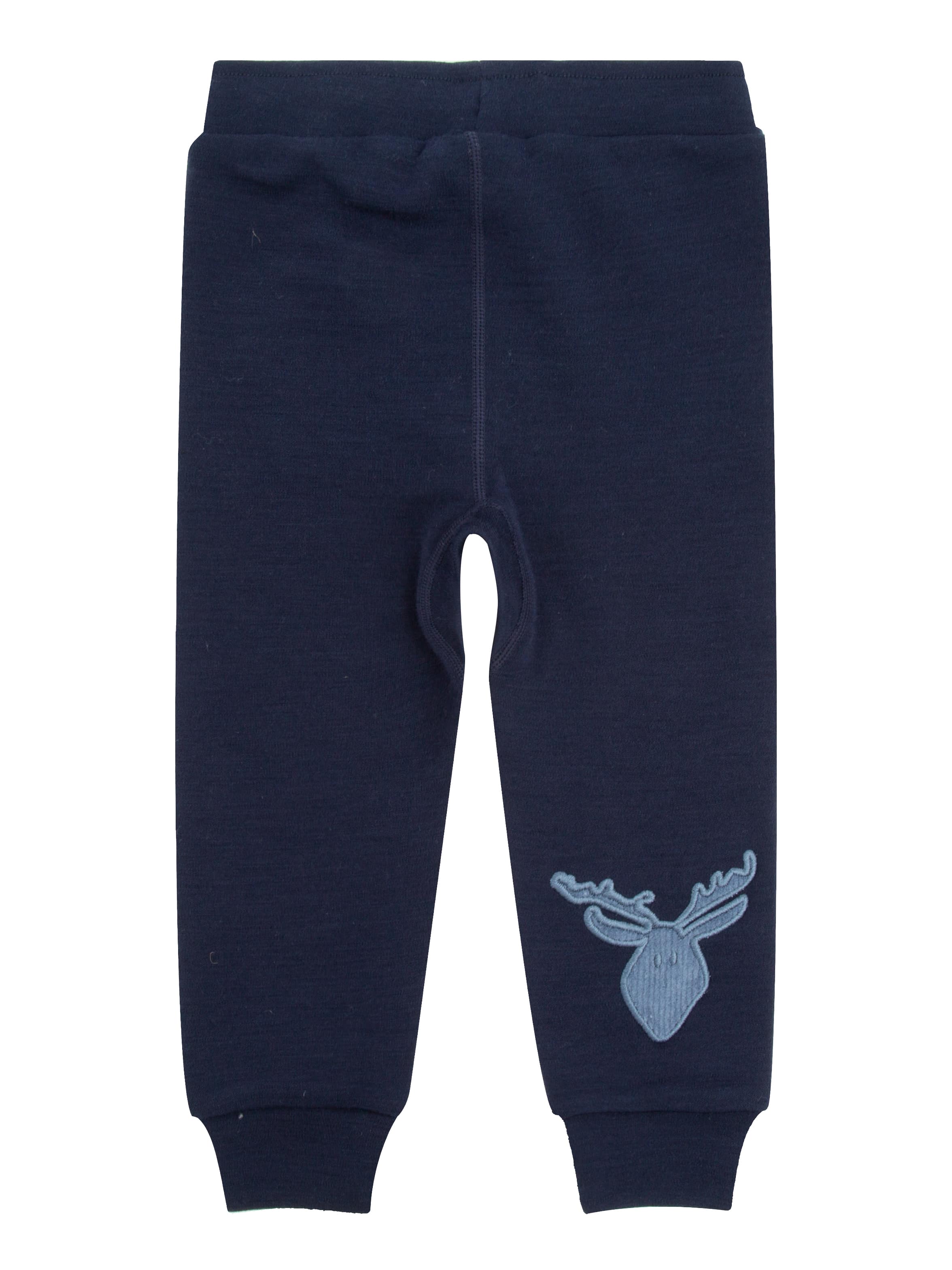 Bergen Merino Ullbukse 0-3 år Blue Ink