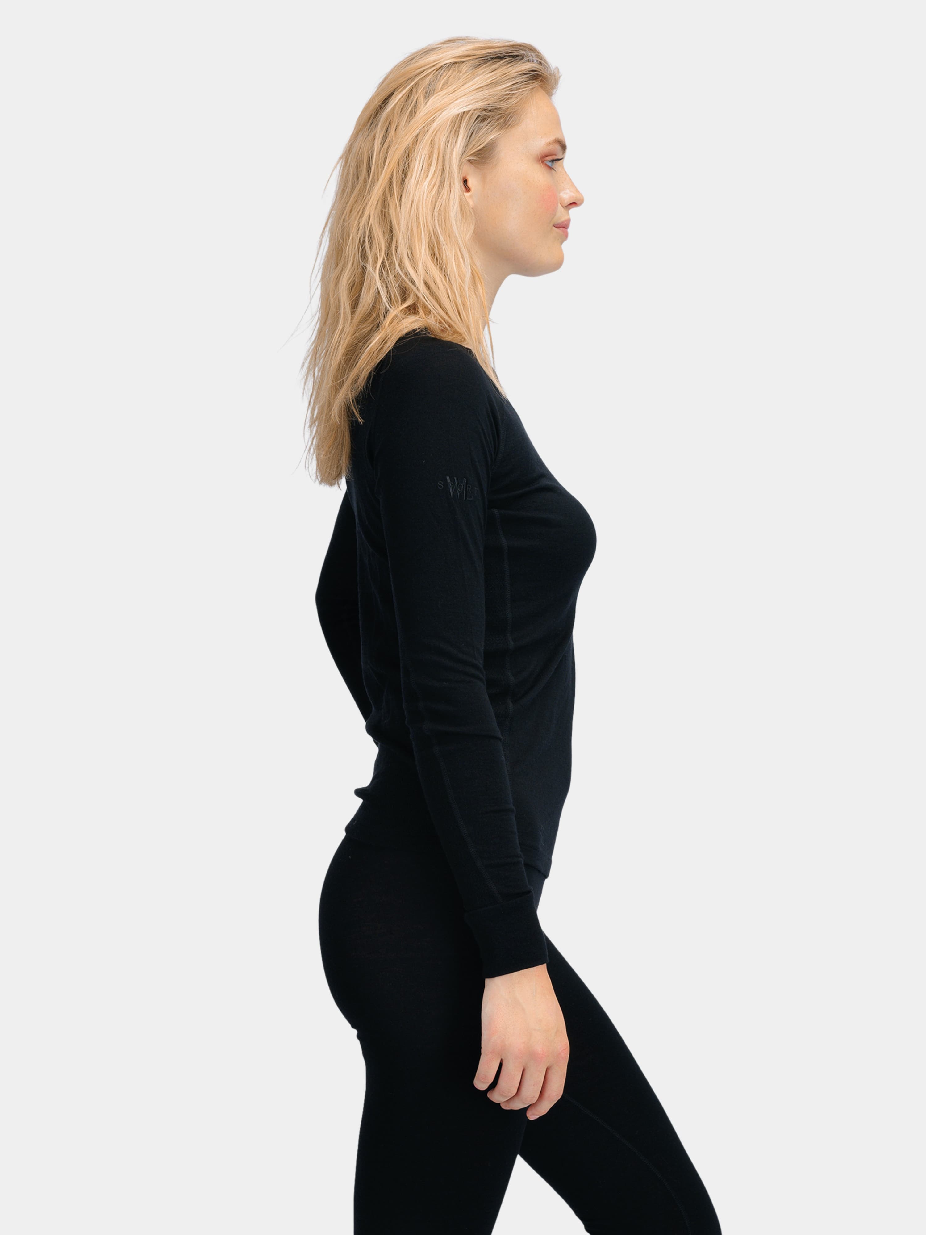 Rena Merino Ulltrøye Black