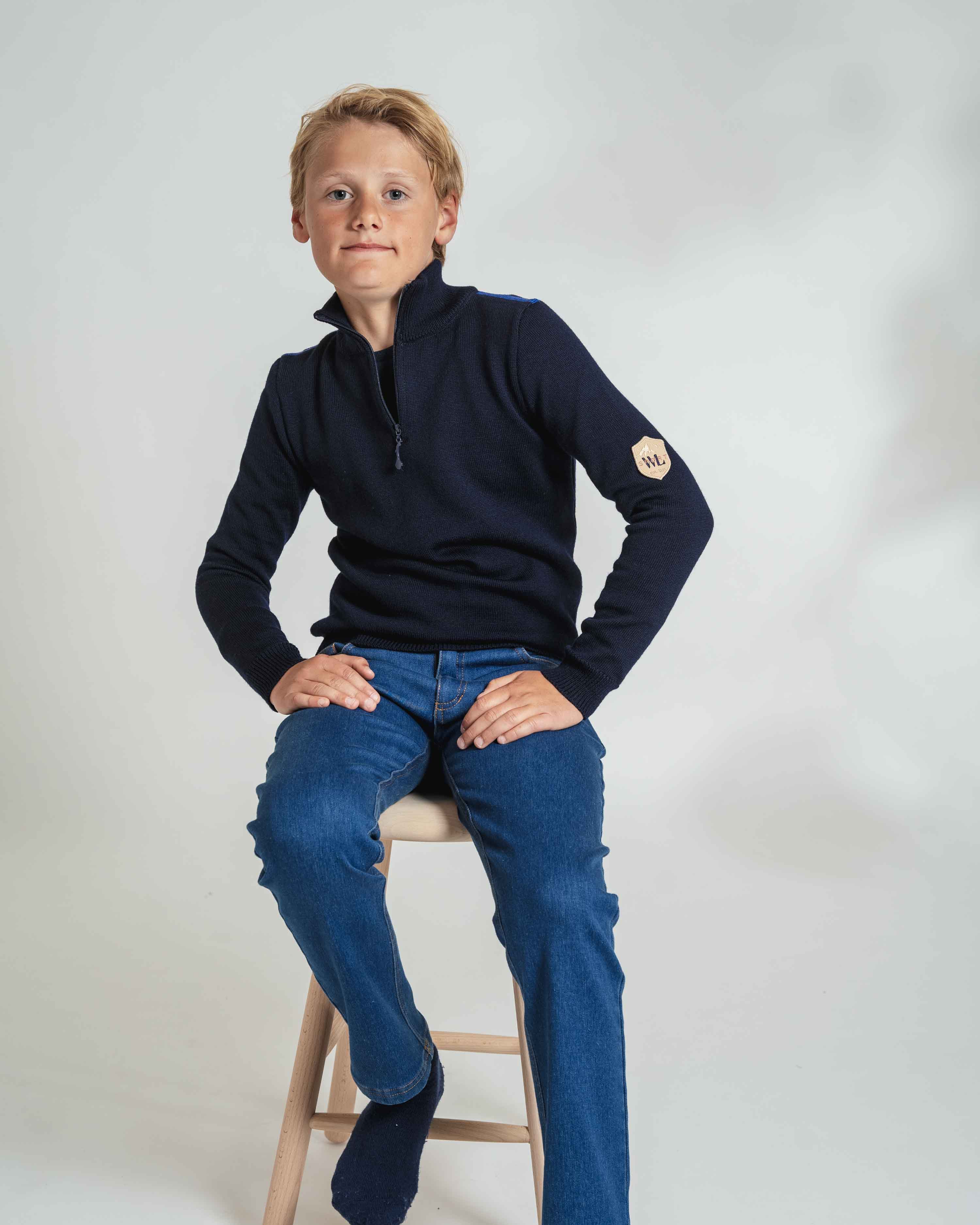 Geilo Explorer Strikkegenser  Blue