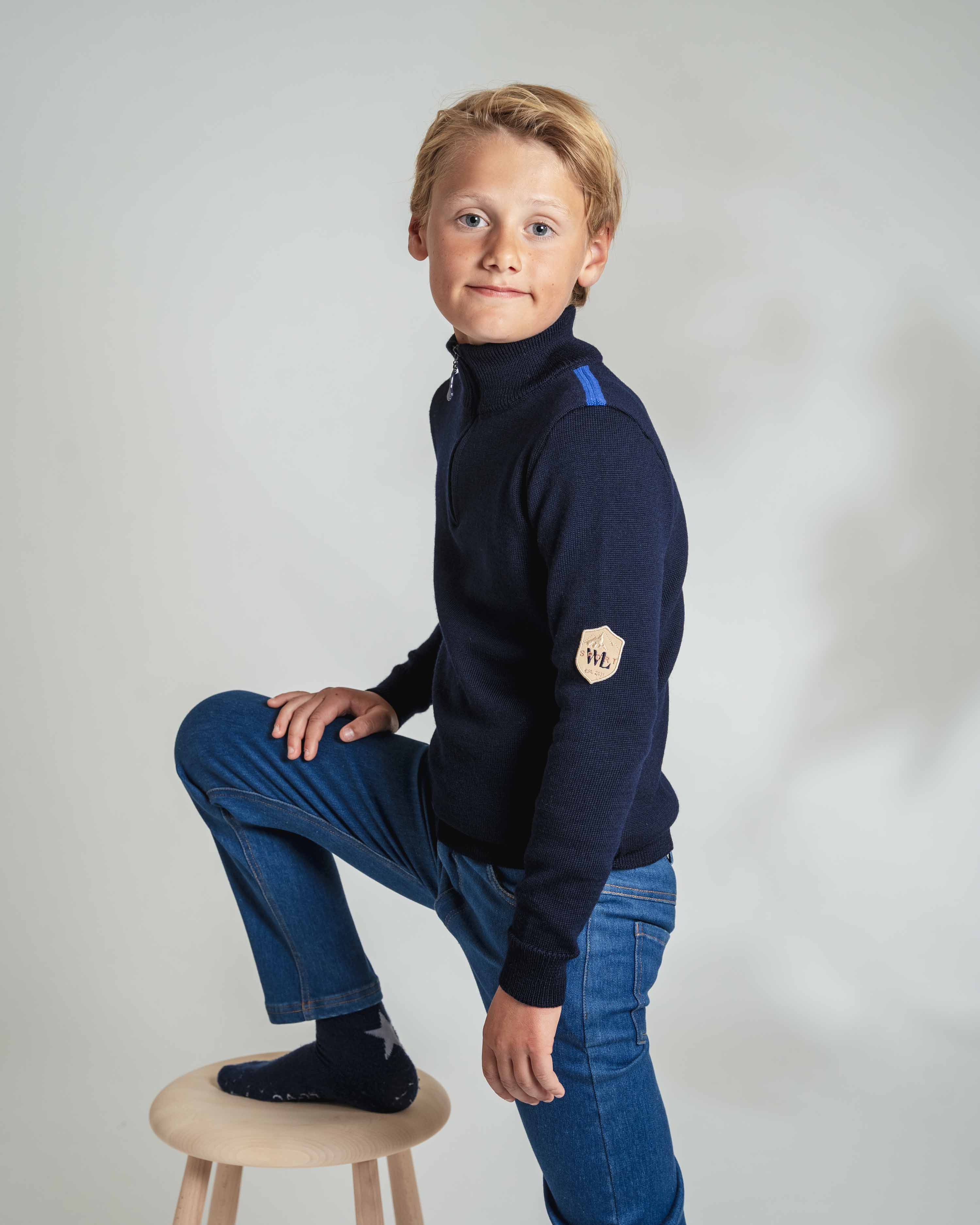 Geilo Explorer Strikkegenser  Blue