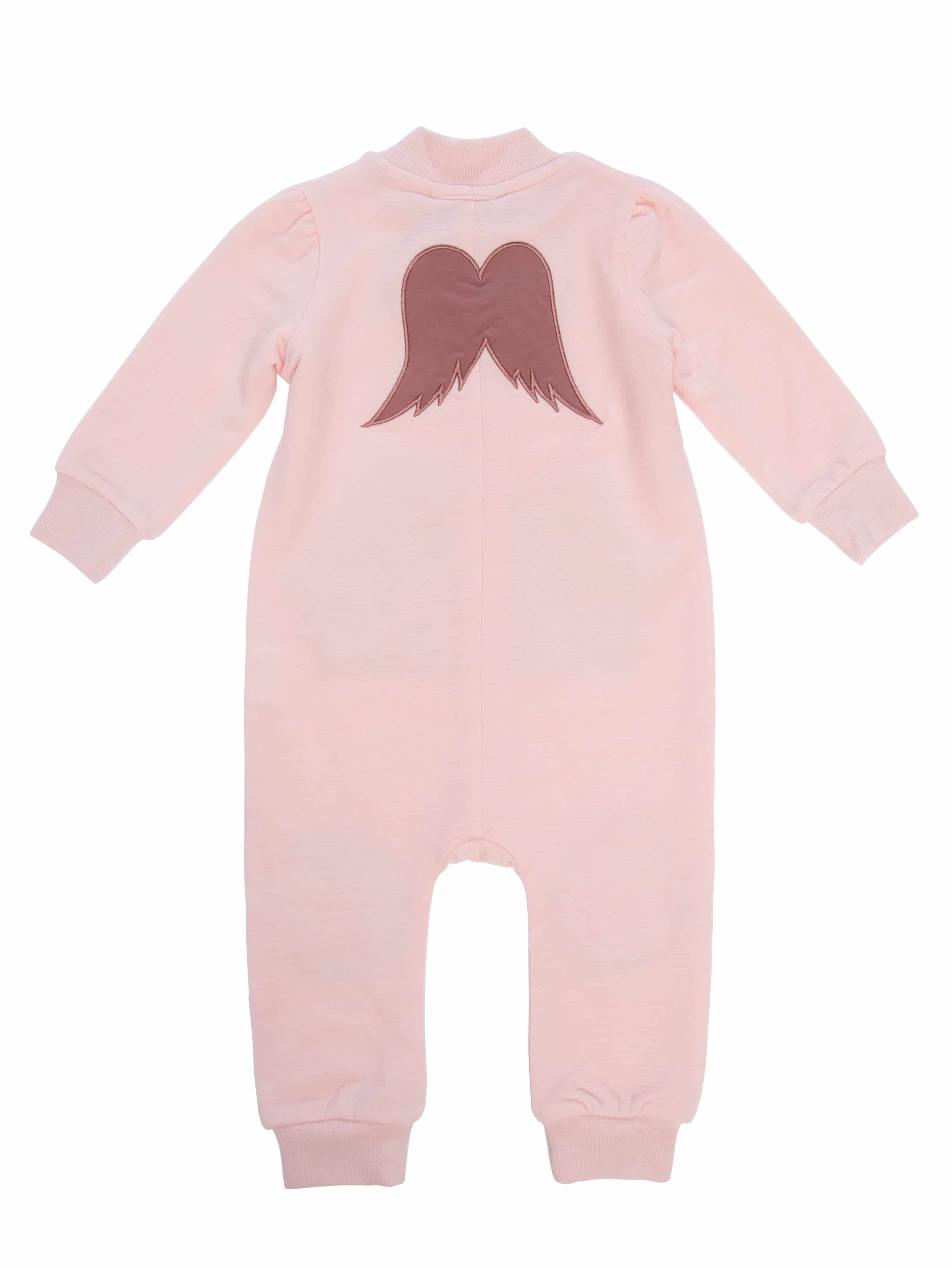 Bergen Ullfleece dress Old Pink