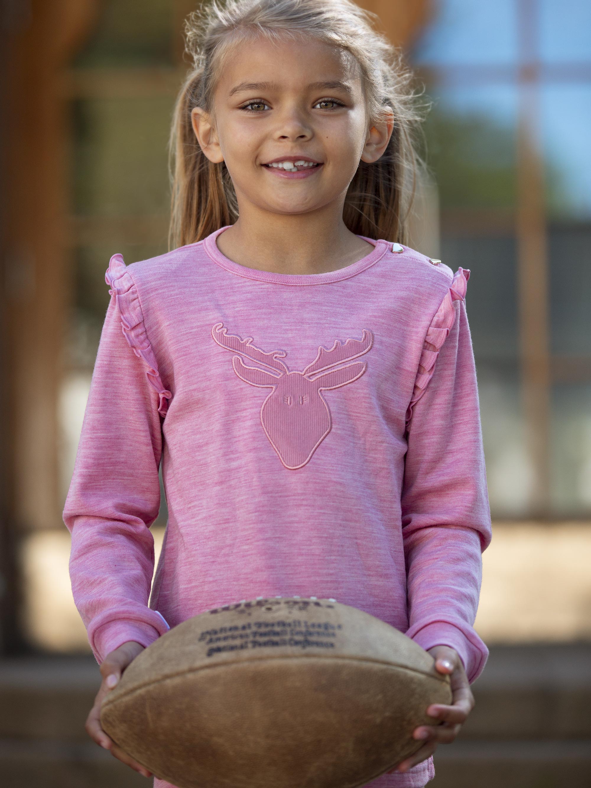 Bergen Merino Ullgenser 3-10 år Rose Blush