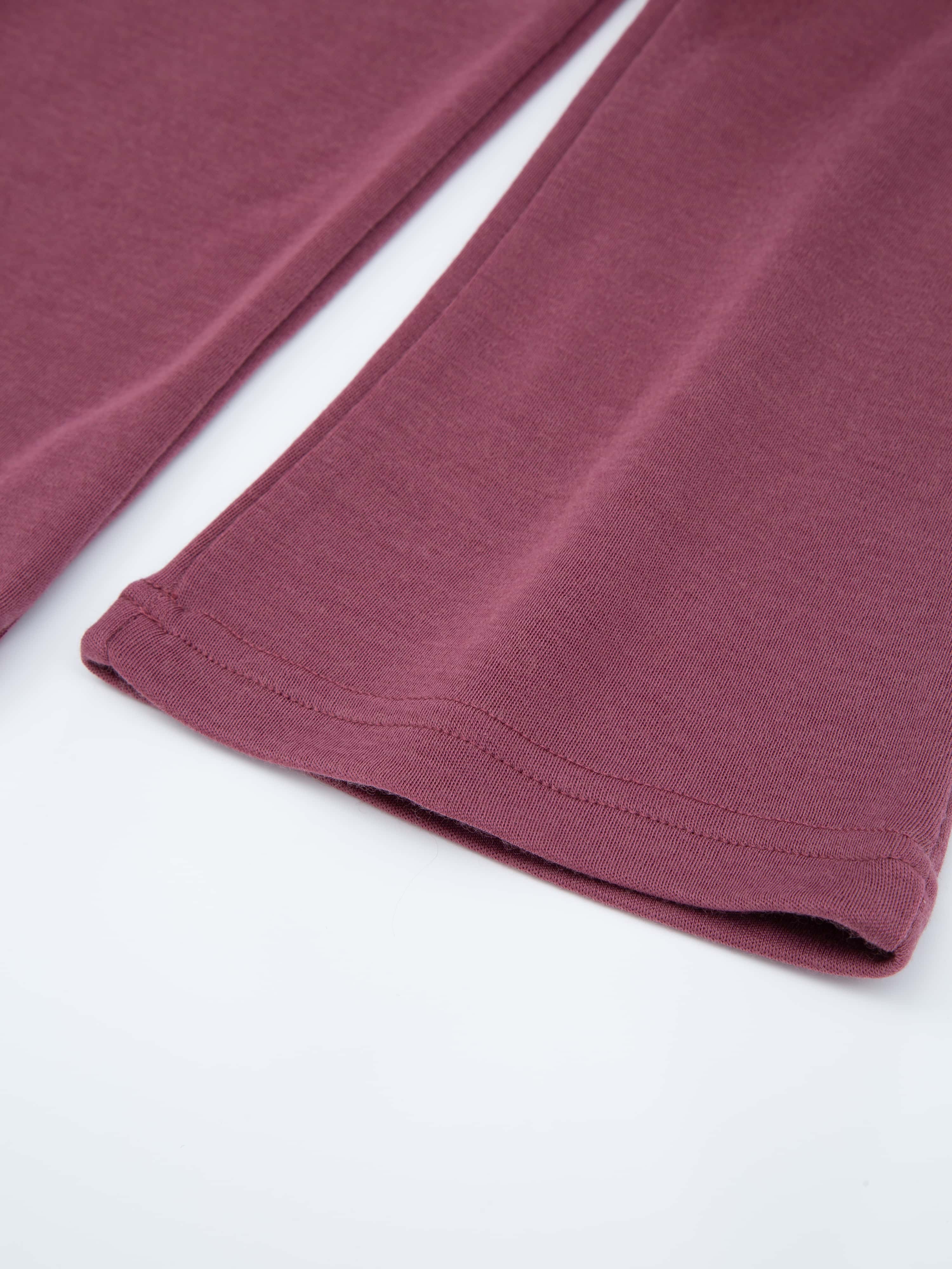 Haugesund Merino Slengbukse Dark Blush