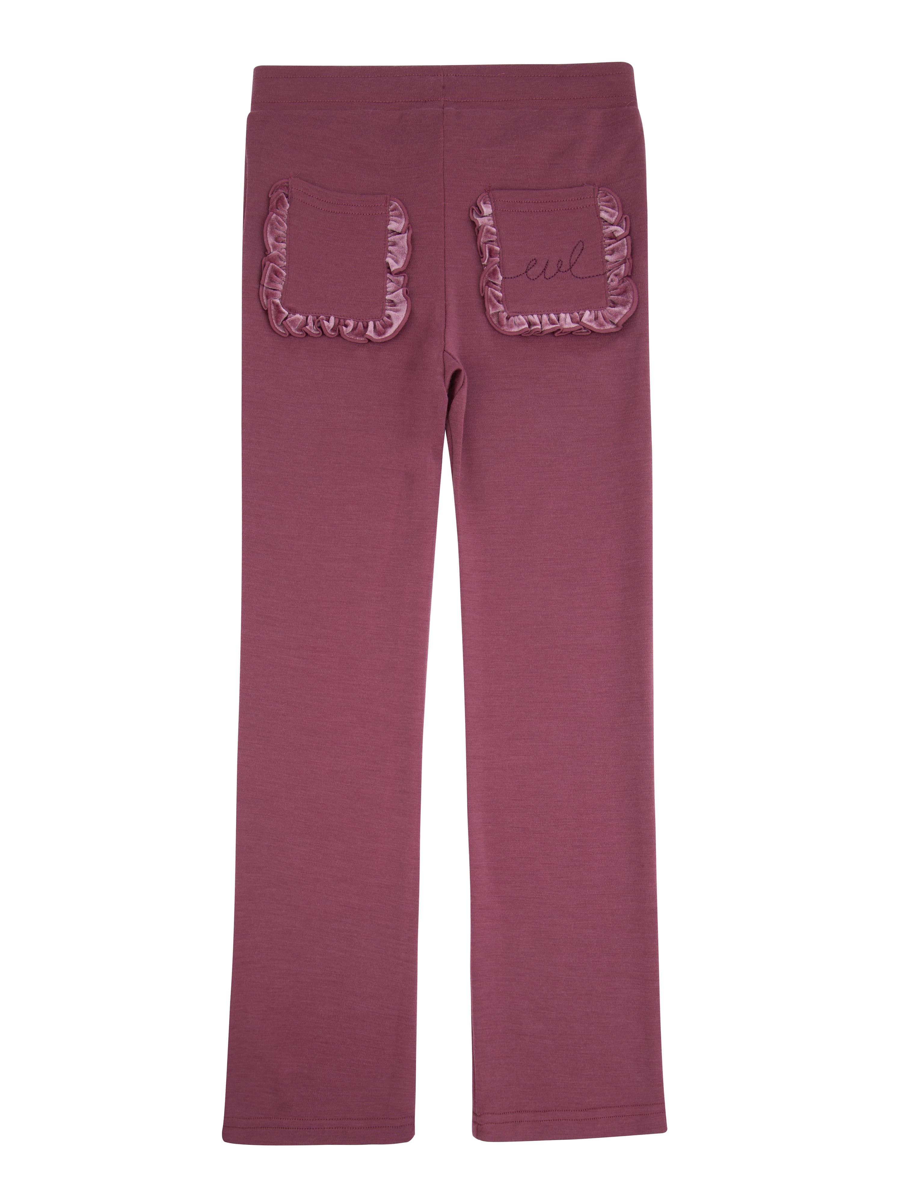 Haugesund Merino Slengbukse Dark Blush