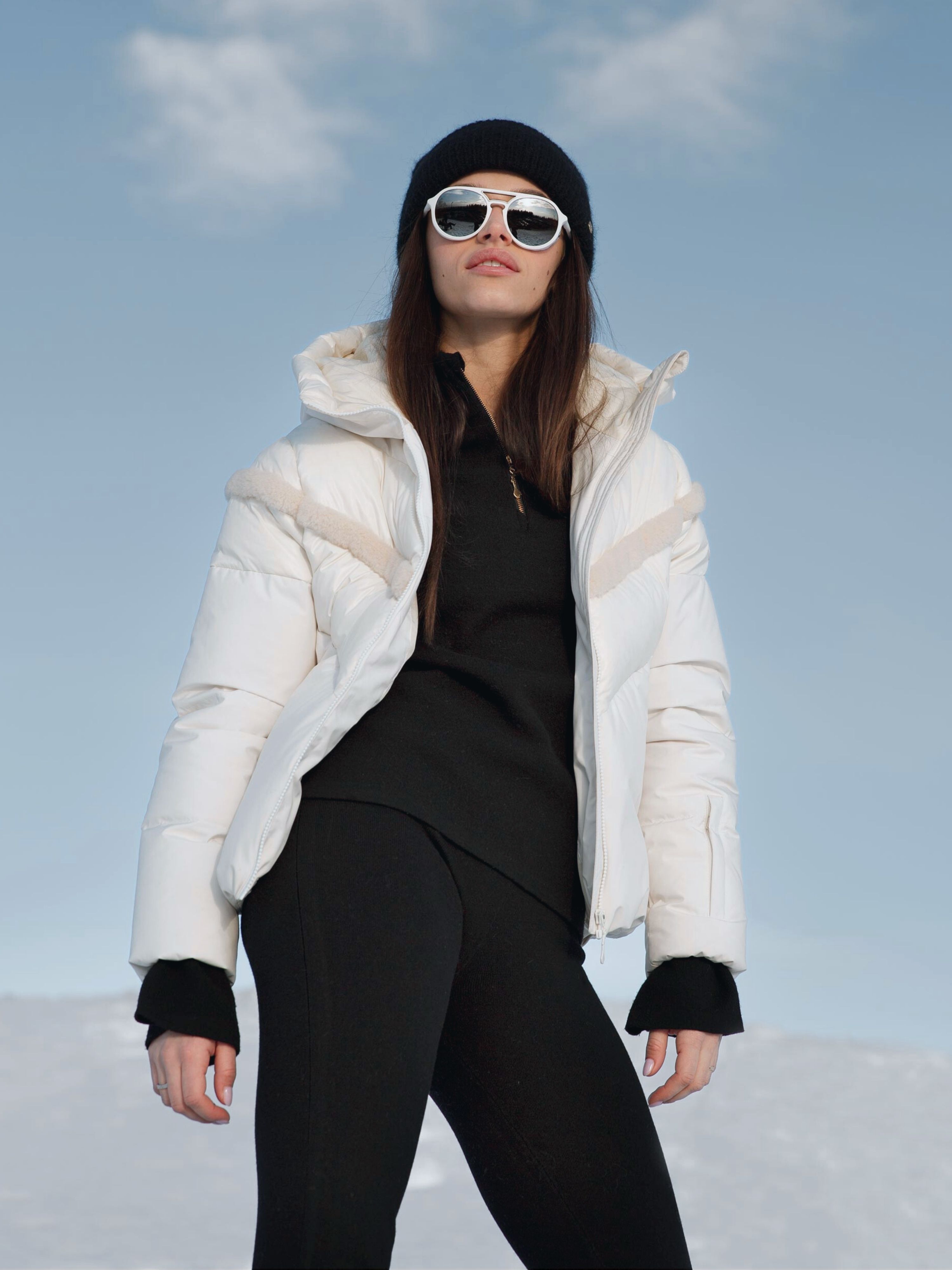 Galdhøppigen Dunjakke  White Swan