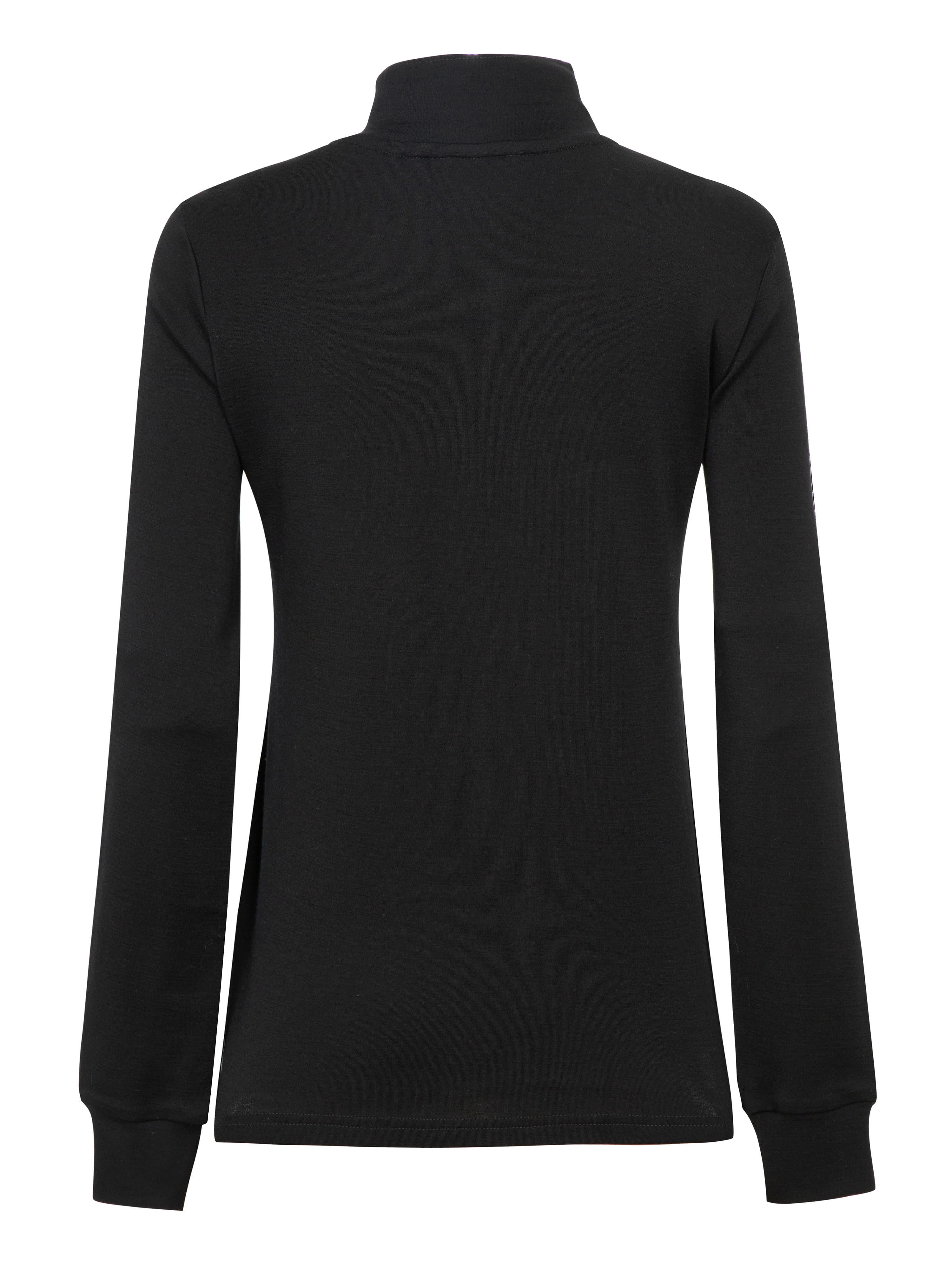Glomfjord Half-Zip Ullgenser Black