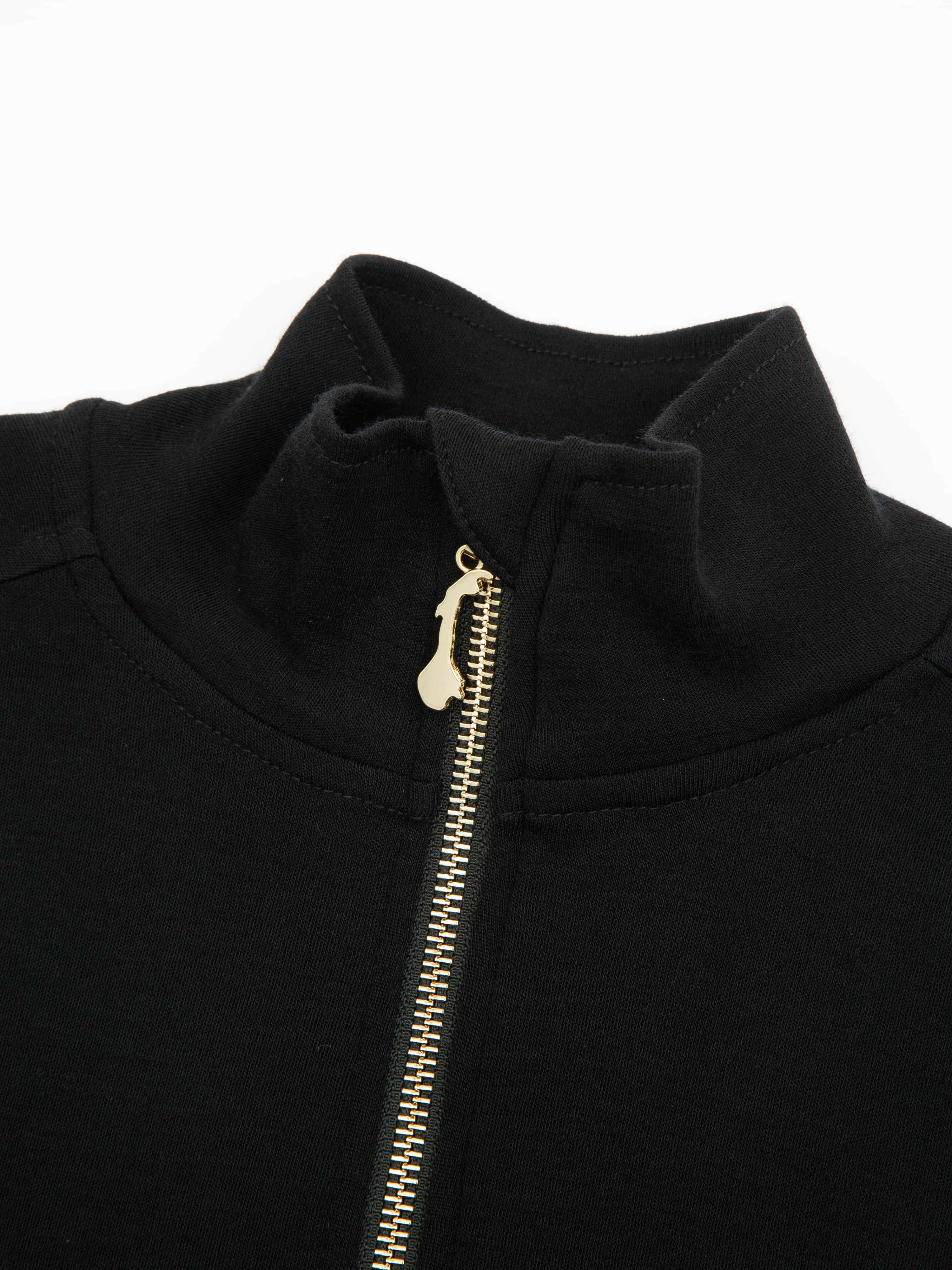 Glomfjord Half-Zip Ullgenser Black