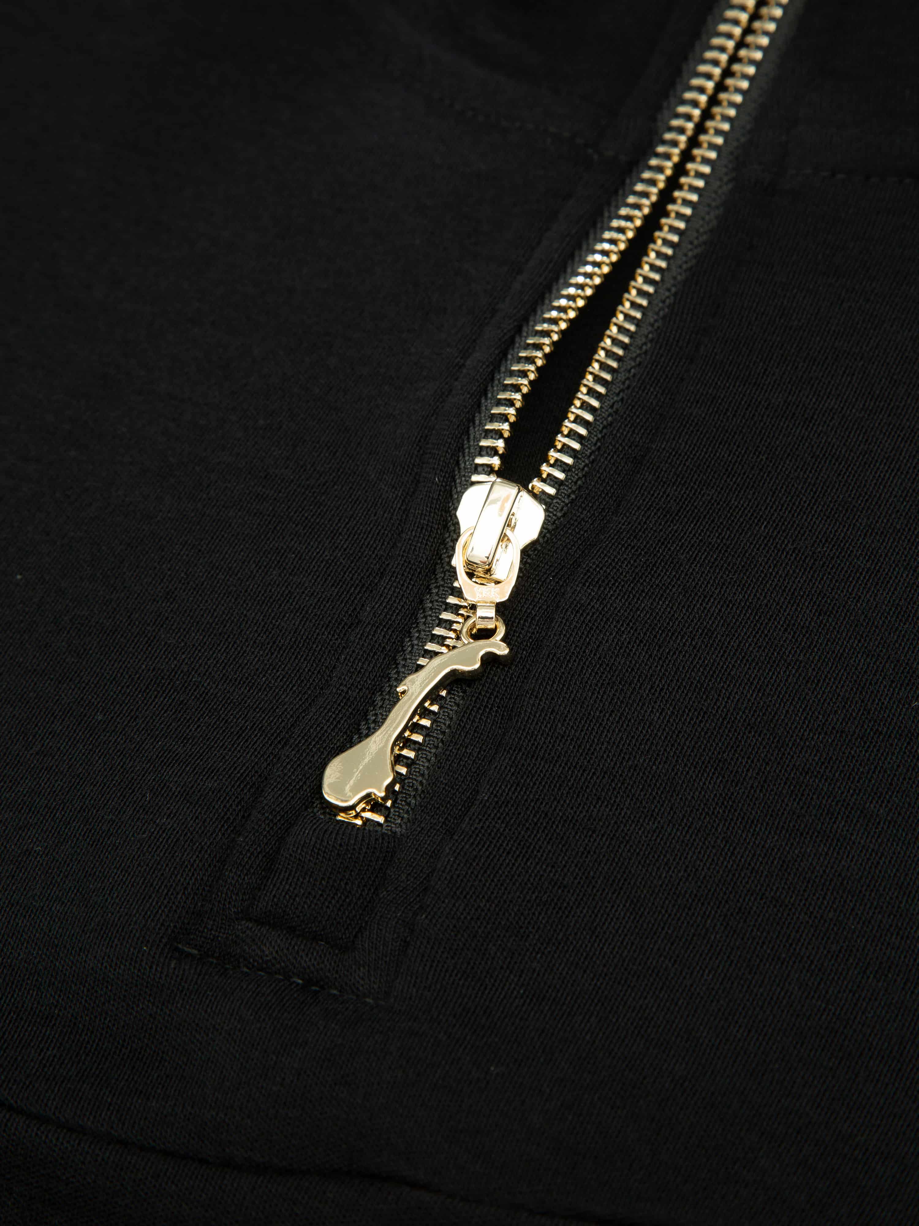 Glomfjord Half-Zip Ullgenser Black