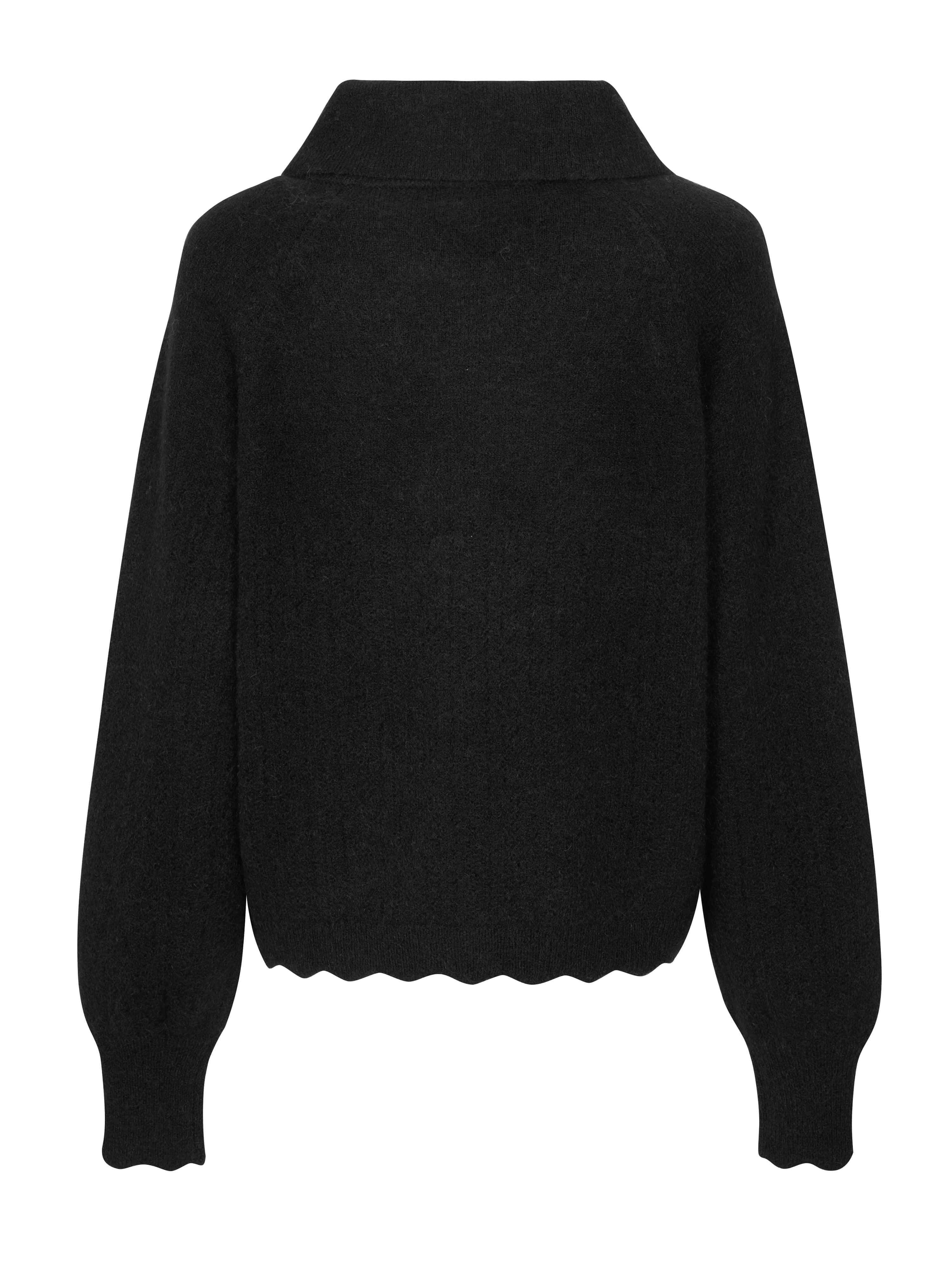 Hognåsen Strikket Ullgenser Black