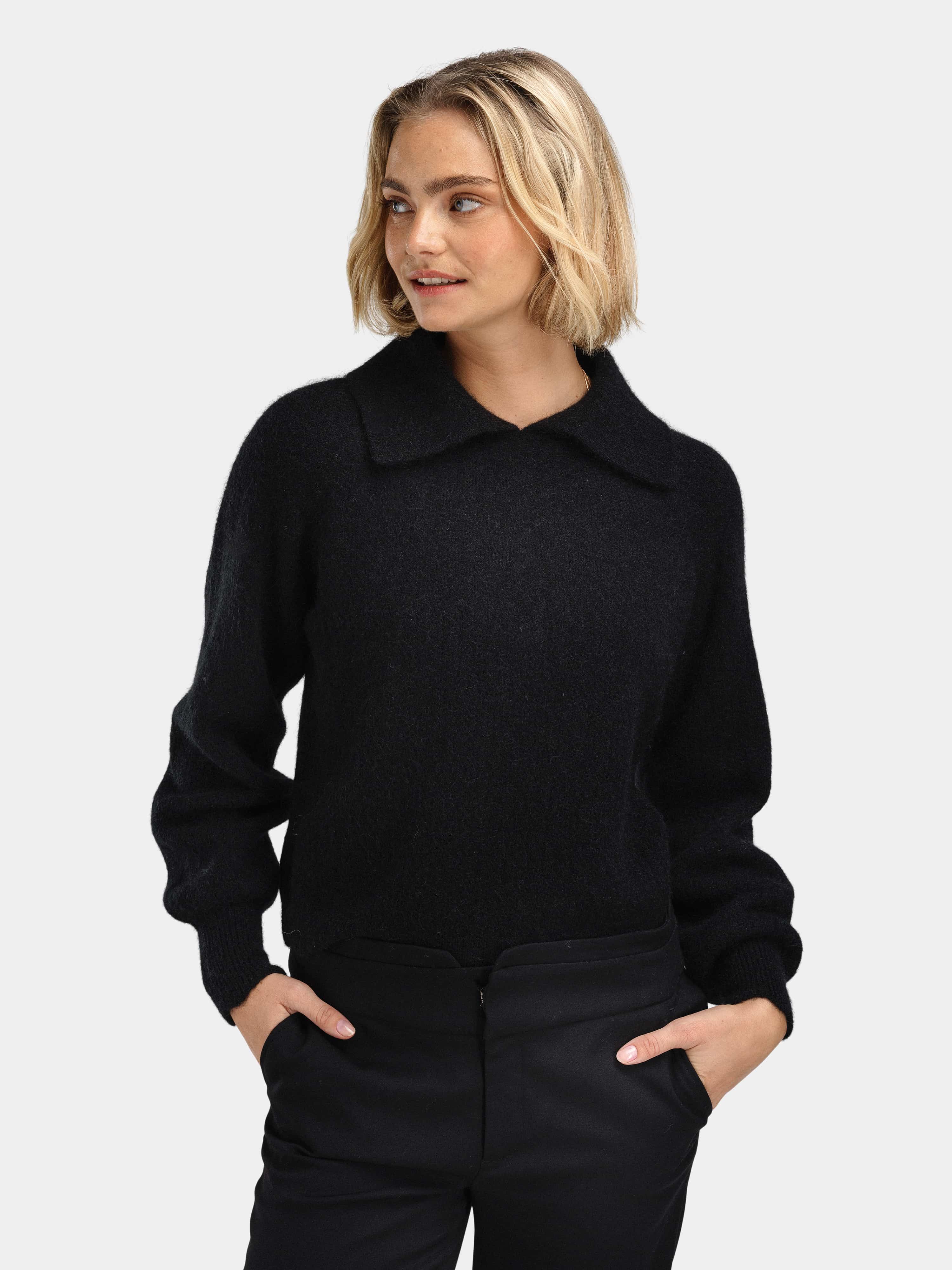 Hognåsen Strikket Ullgenser Black
