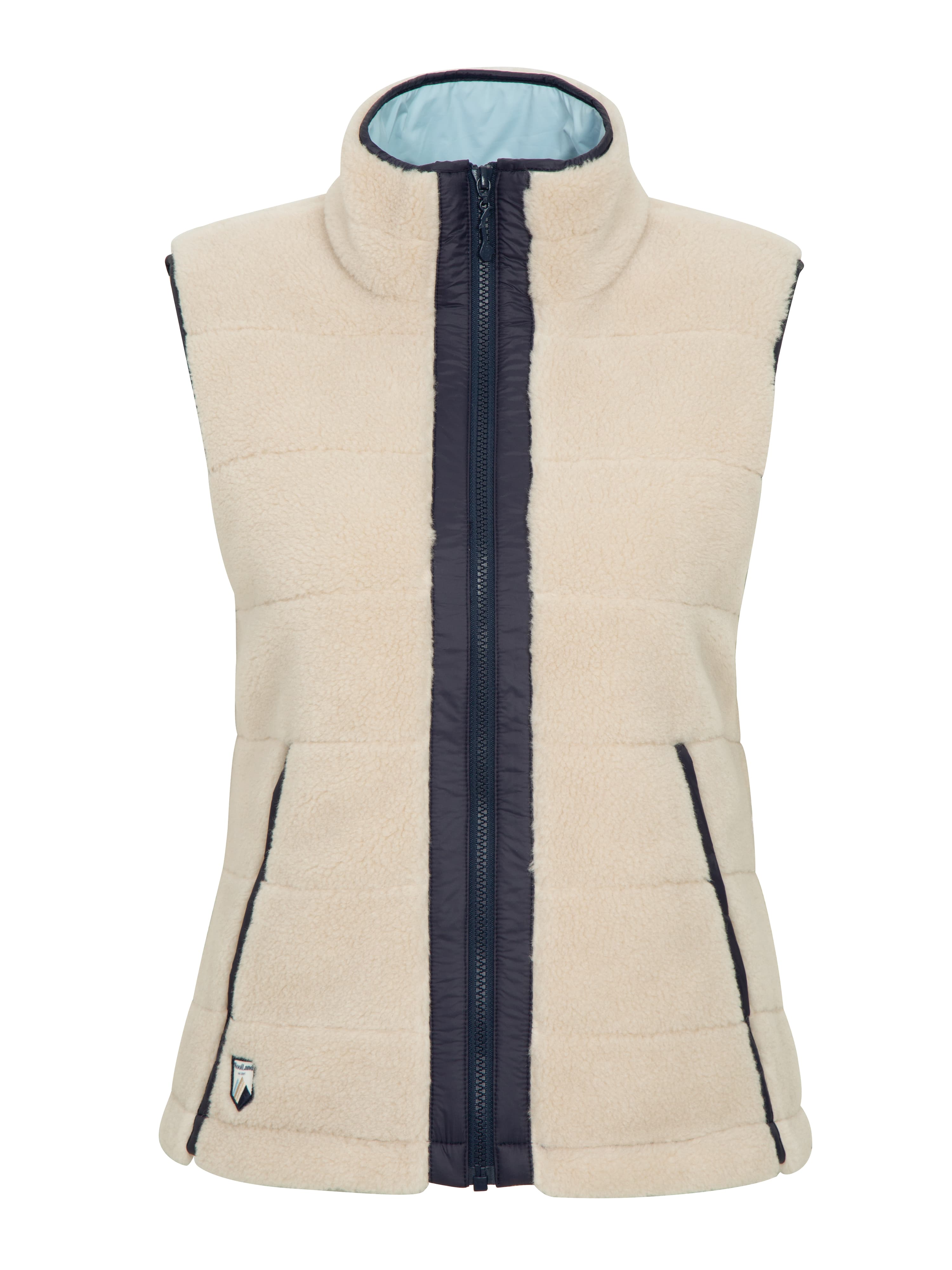 Nusfjord Fleece Vest  Beige