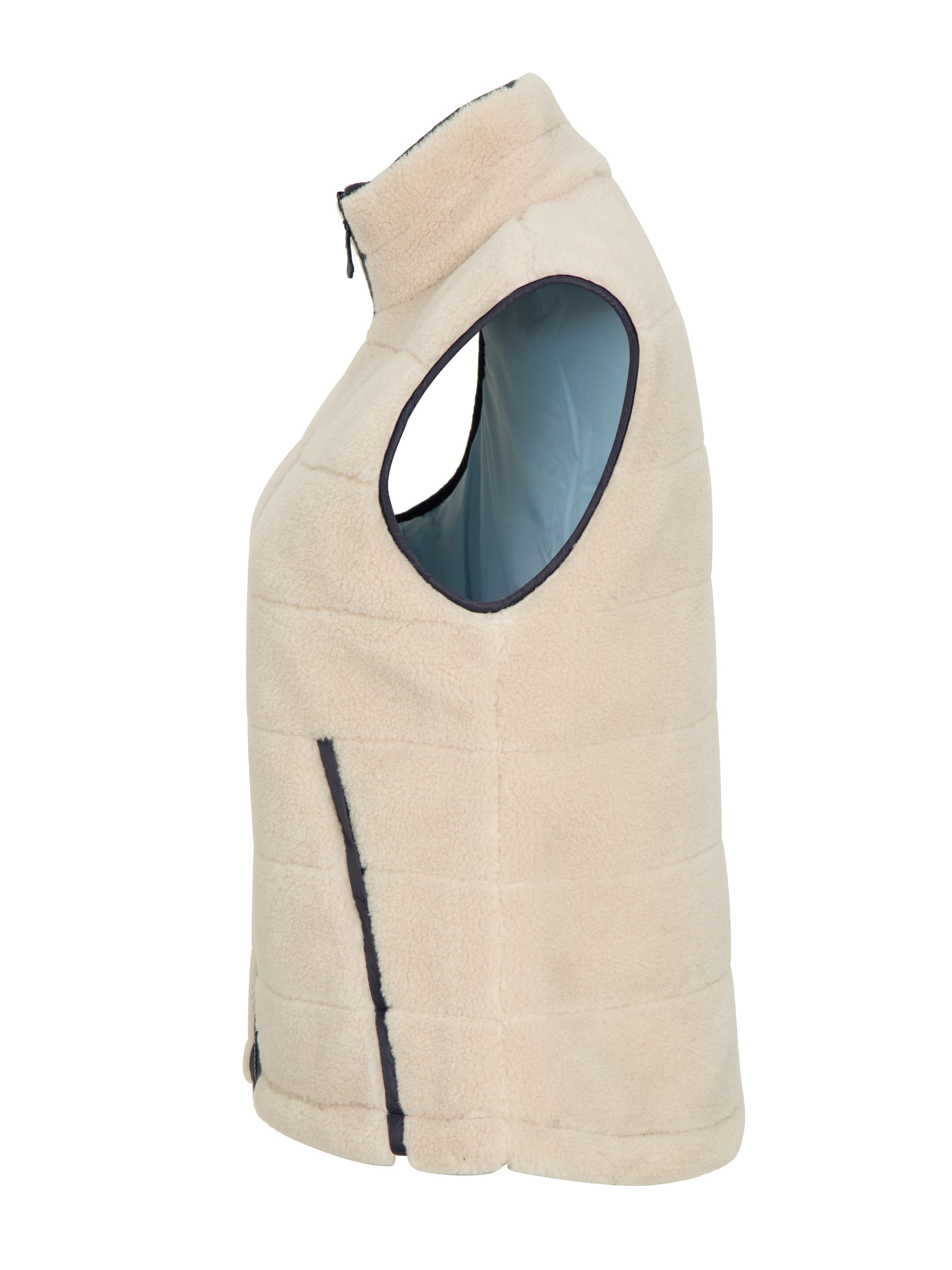 Nusfjord Fleece Vest  Beige