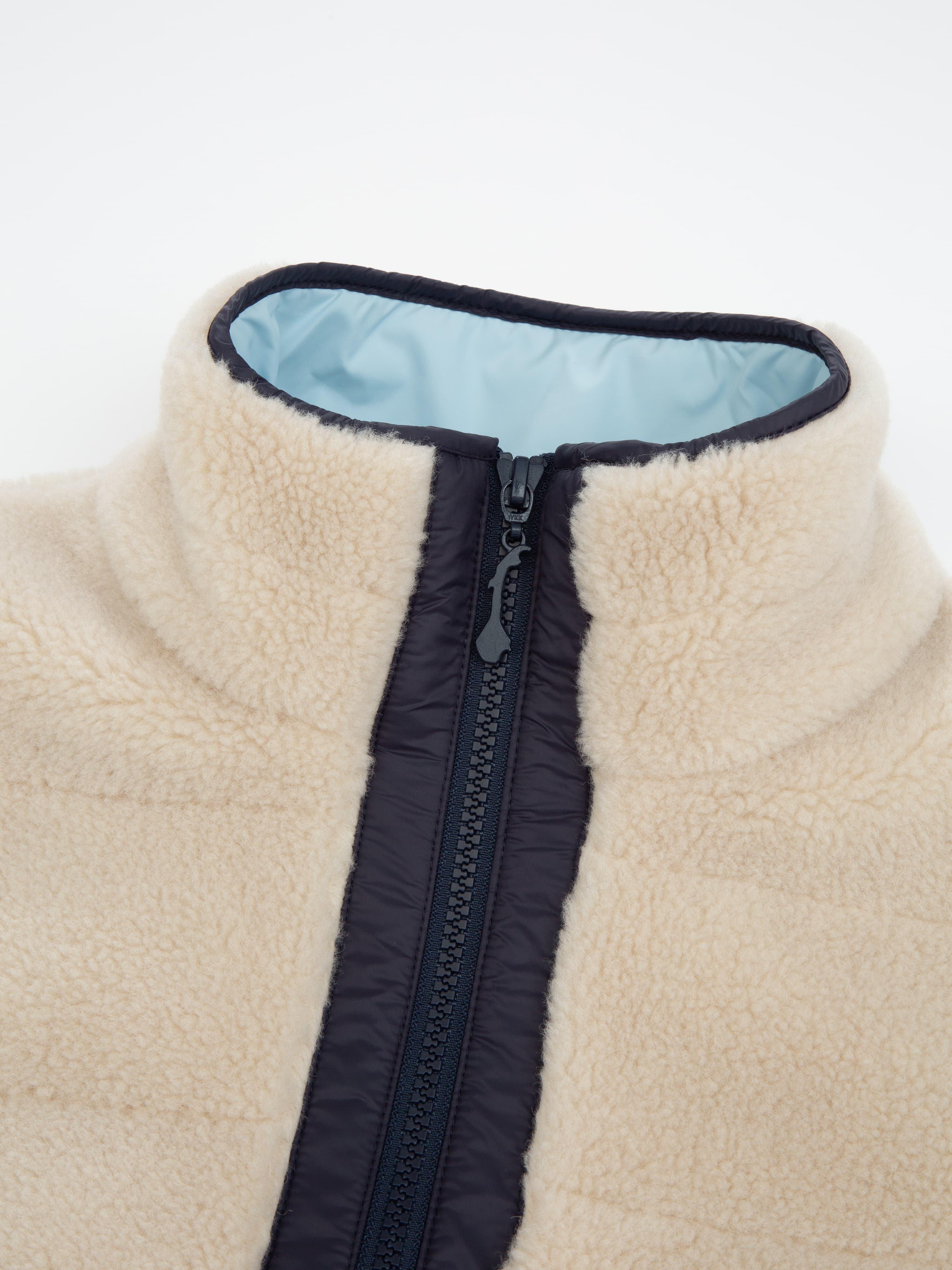 Nusfjord Fleece Vest  Beige