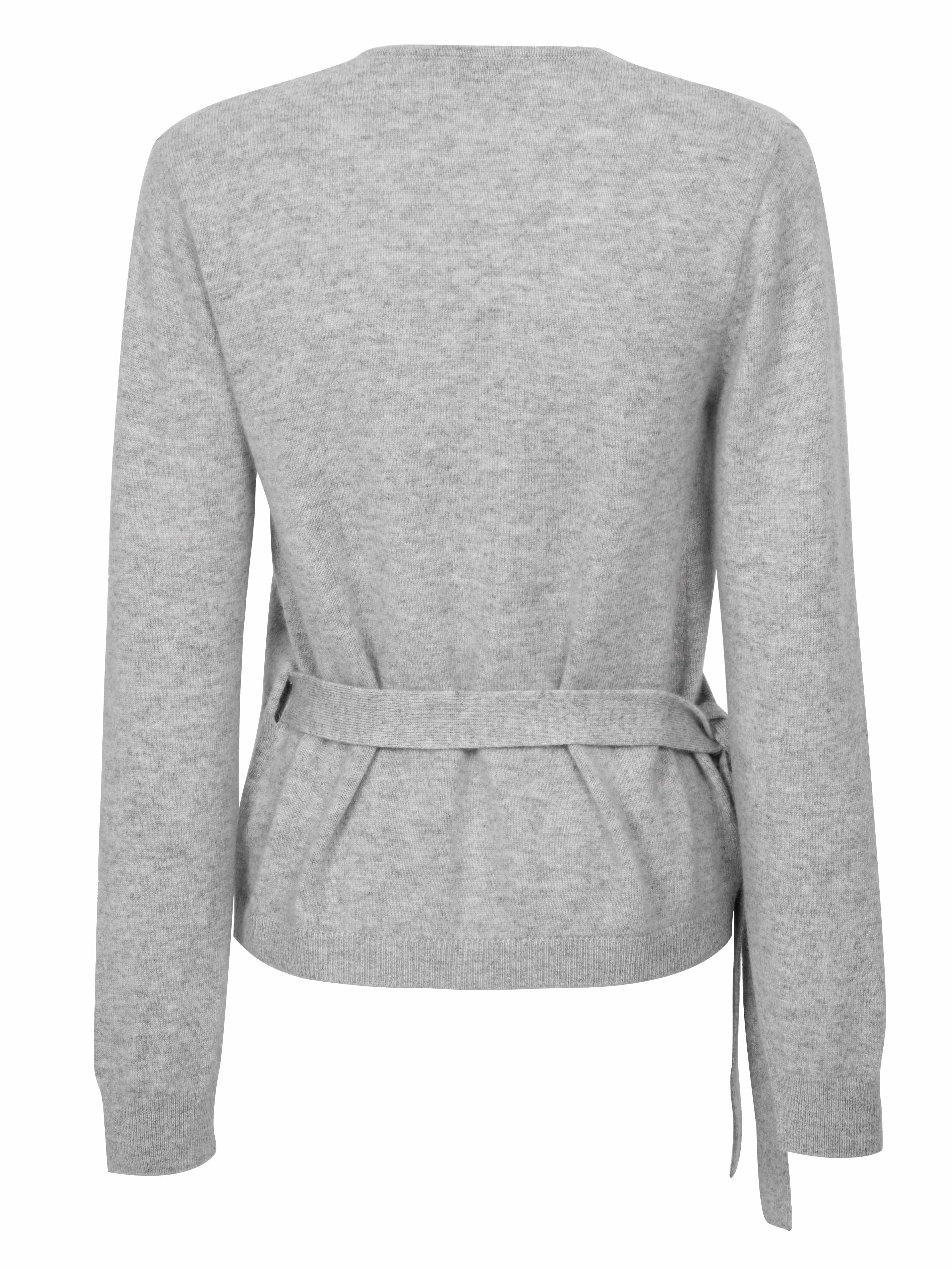 Arendal Kashmir Omslagsjakke Grey Melange