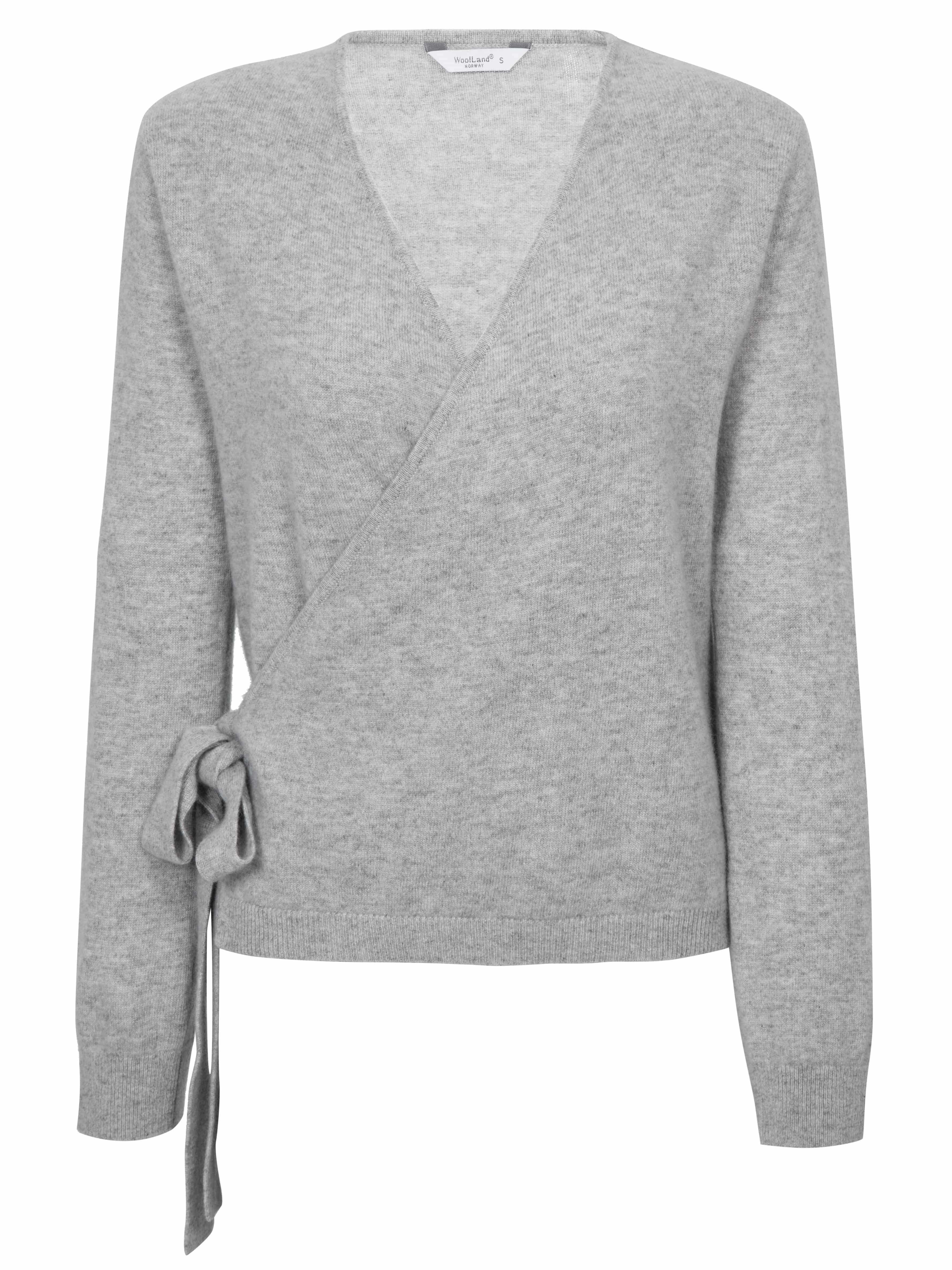 Arendal Kashmir Omslagsjakke Grey Melange