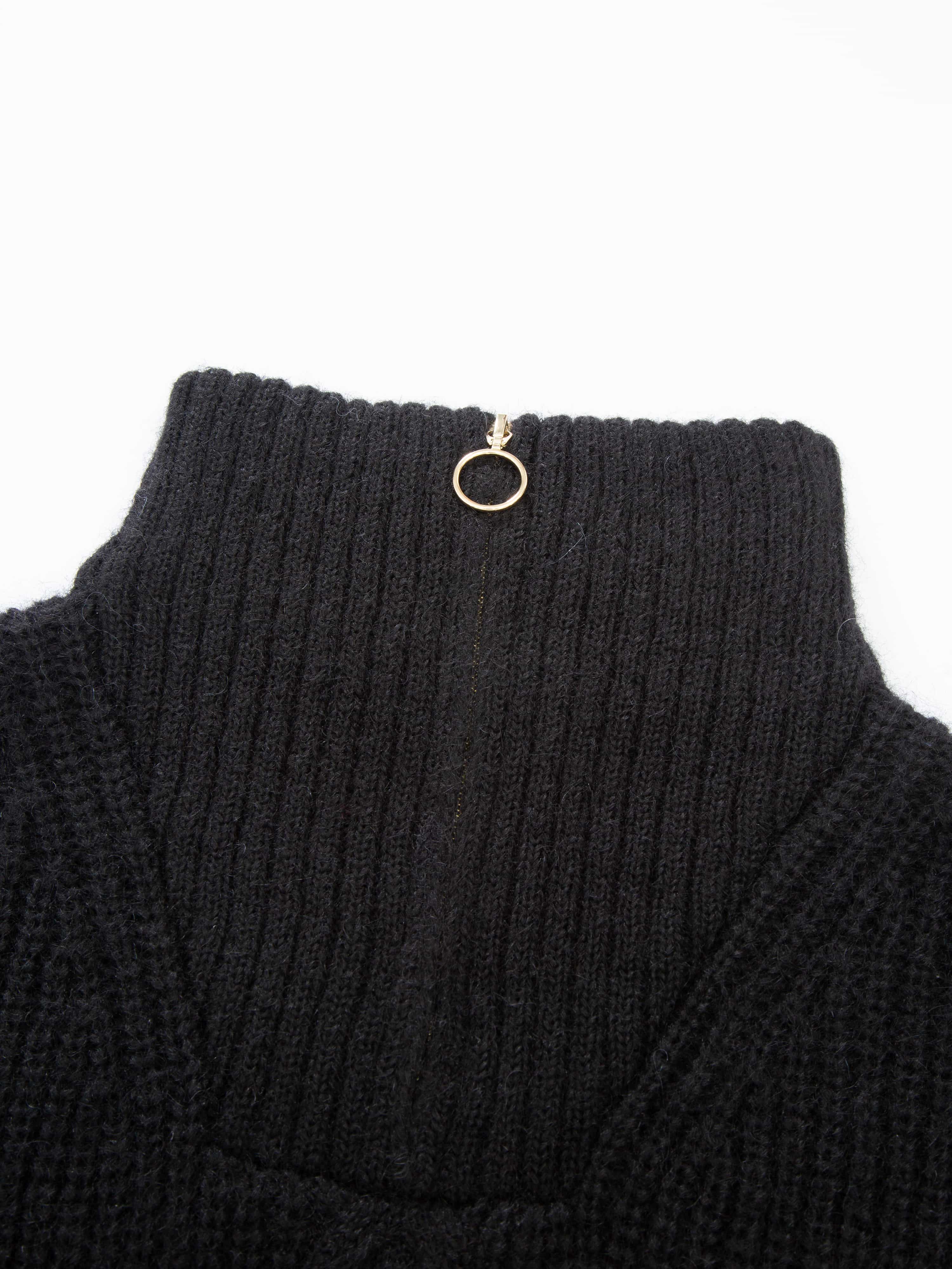 Olden Strikket Ullgenser Black