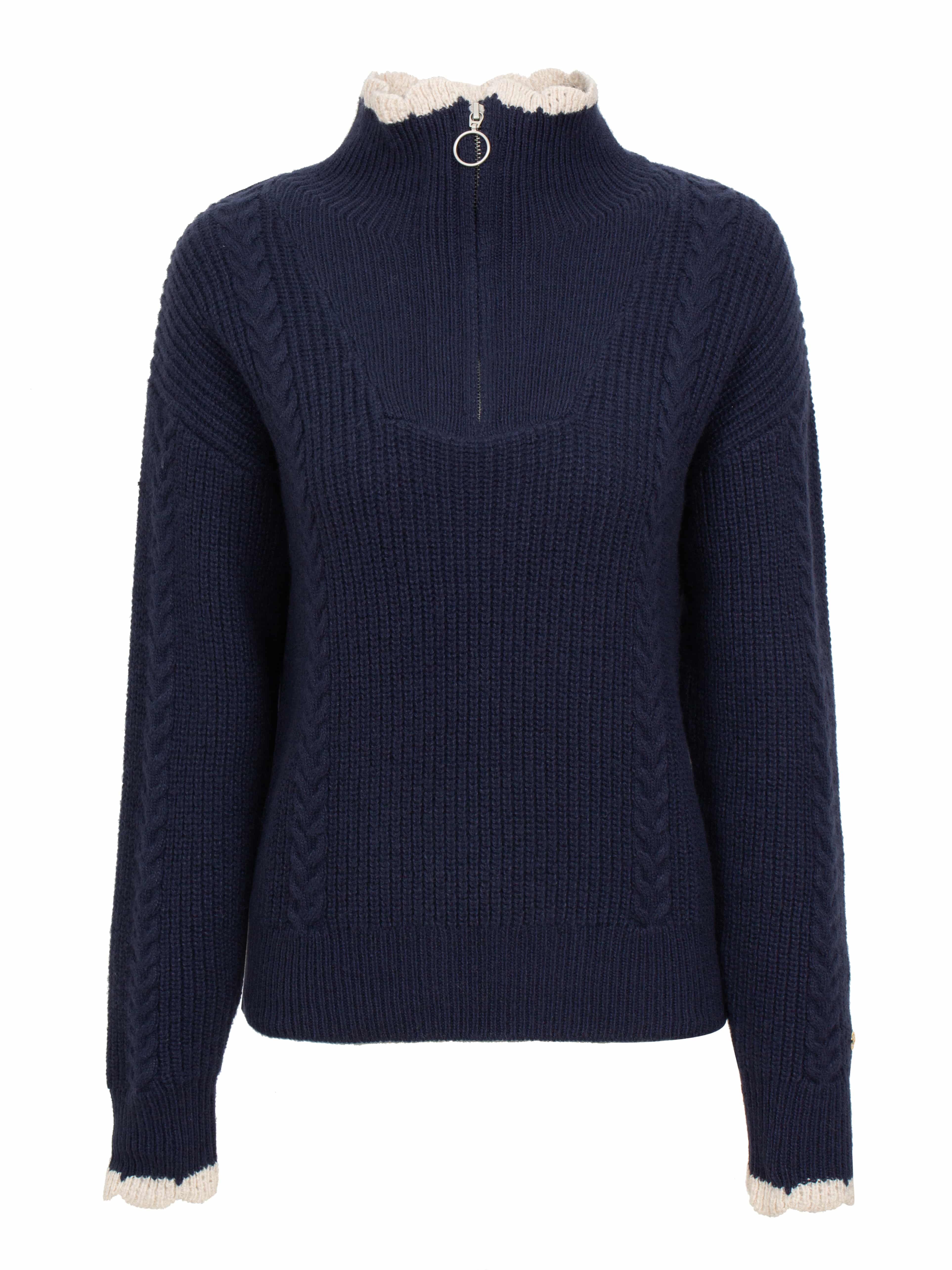 Ustaoset Strikket Genser Blue Ink