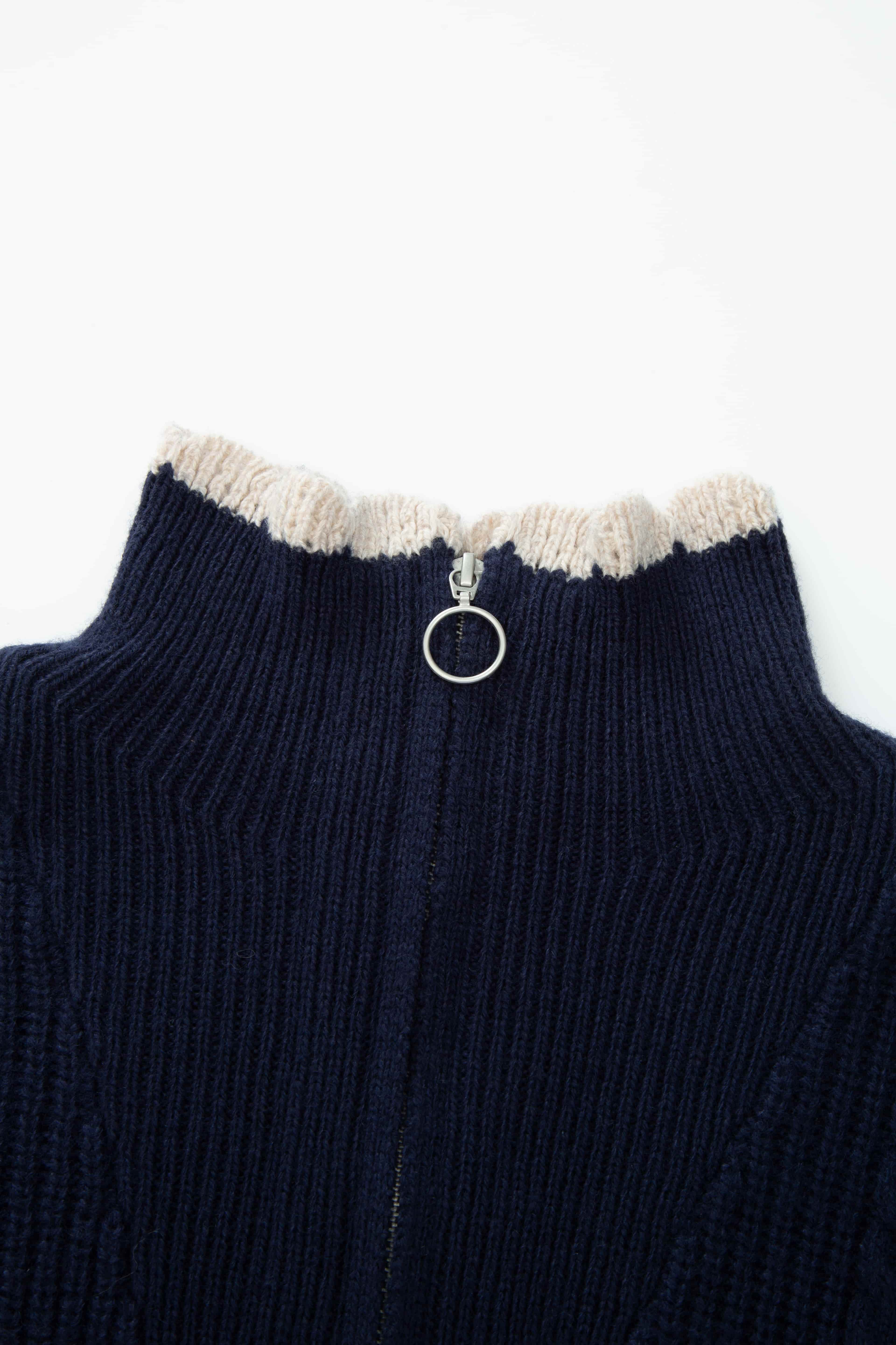 Ustaoset Strikket Genser Blue Ink