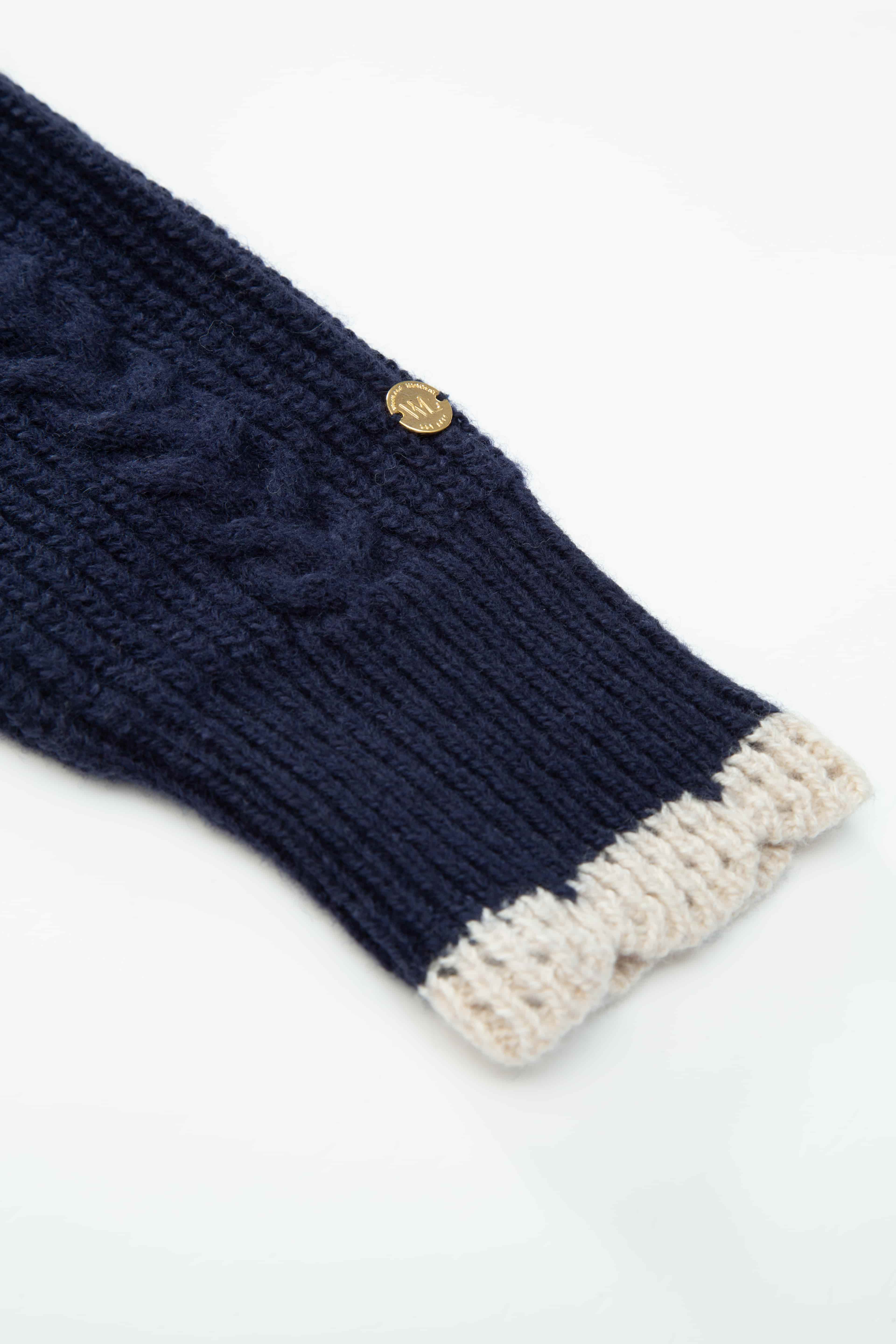 Ustaoset Strikket Genser Blue Ink