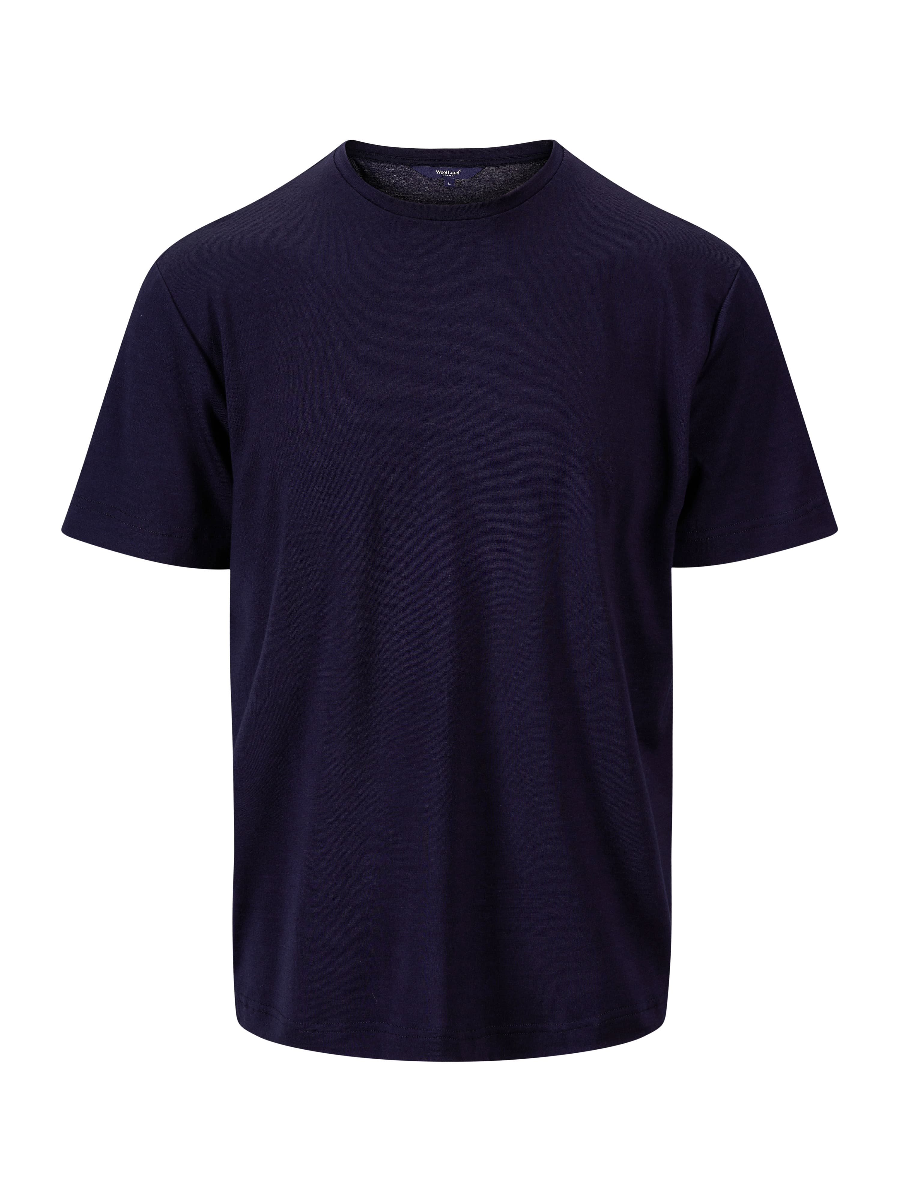 Lindesnes ull-t-skjorte Blue Ink