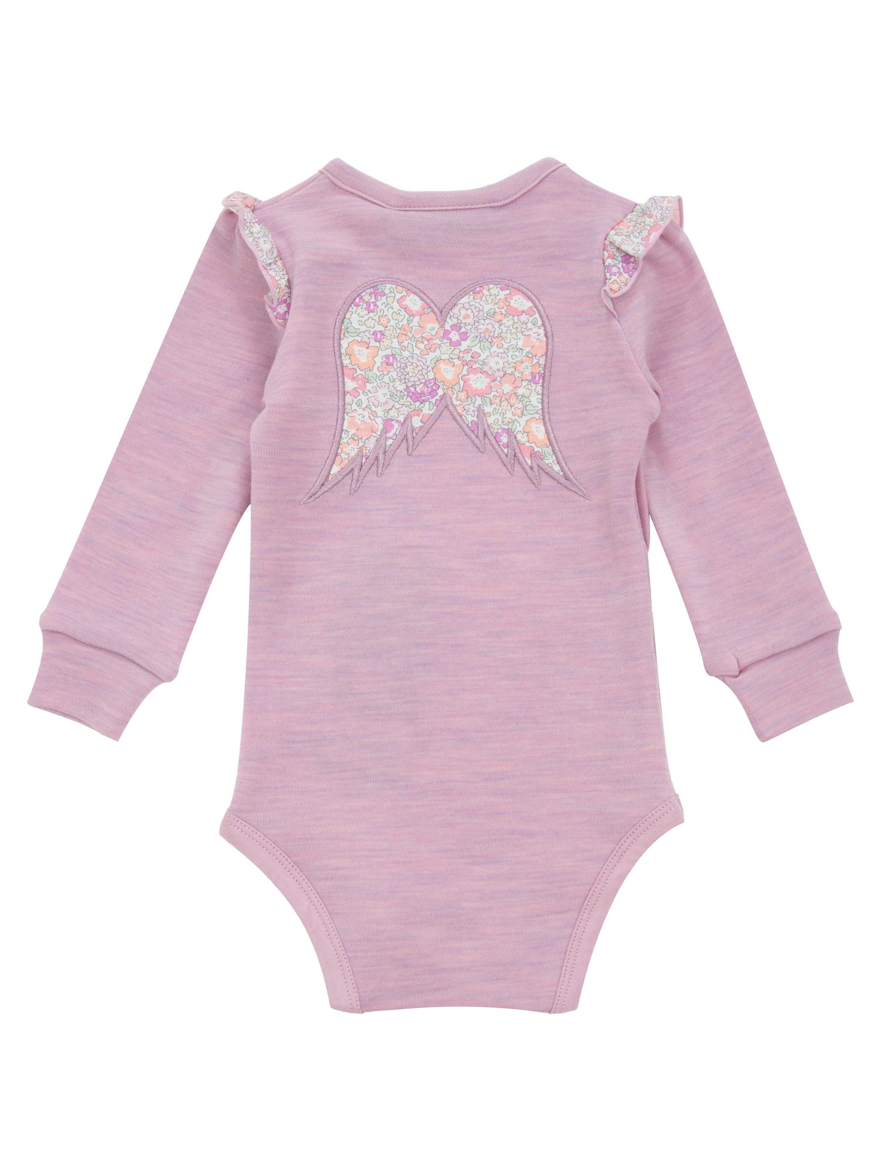 Bergen Merino Ullbody 0-3 år Light Pink Melange