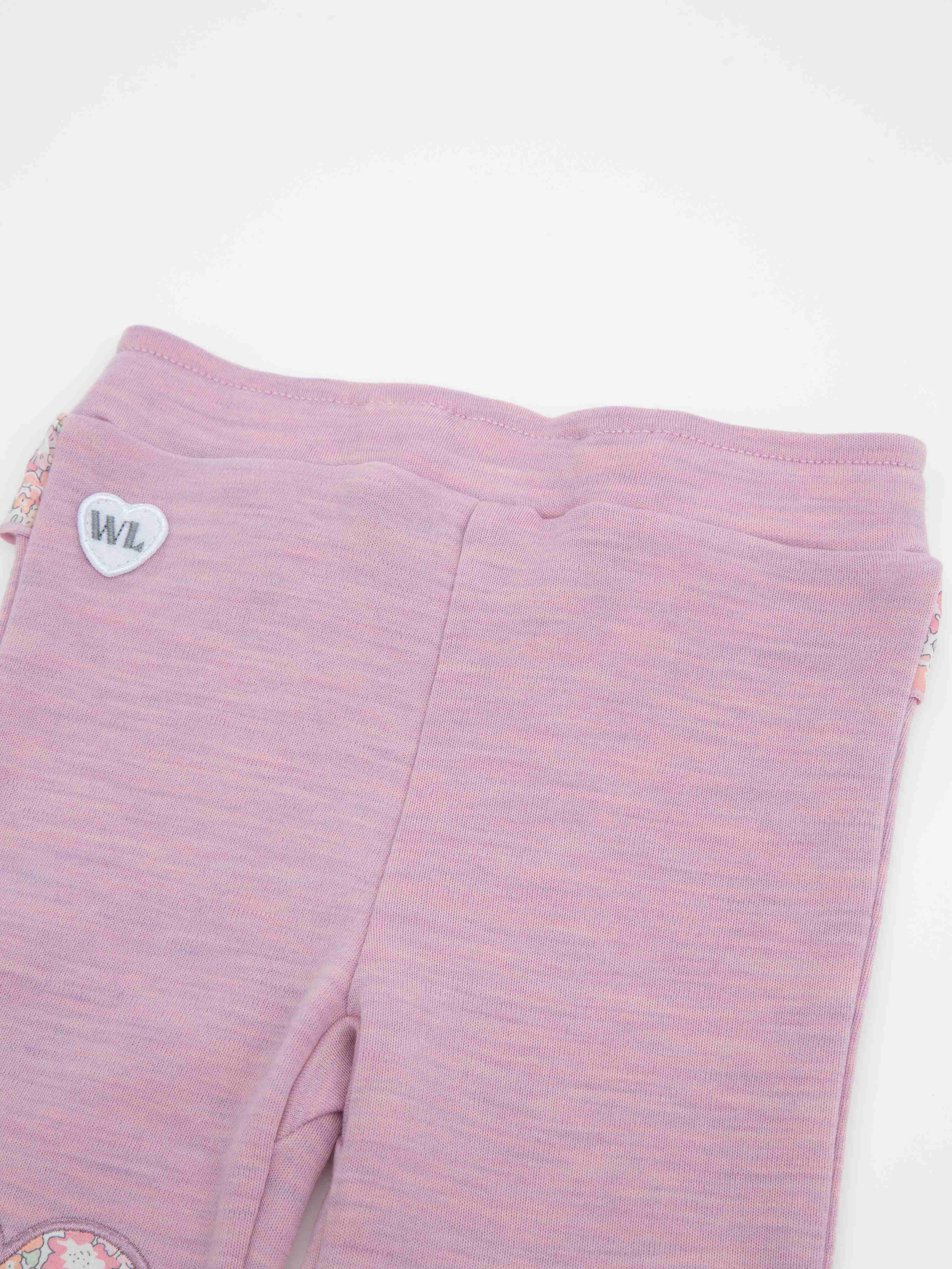 Farsund Merino Ullbukse Light Pink Melange