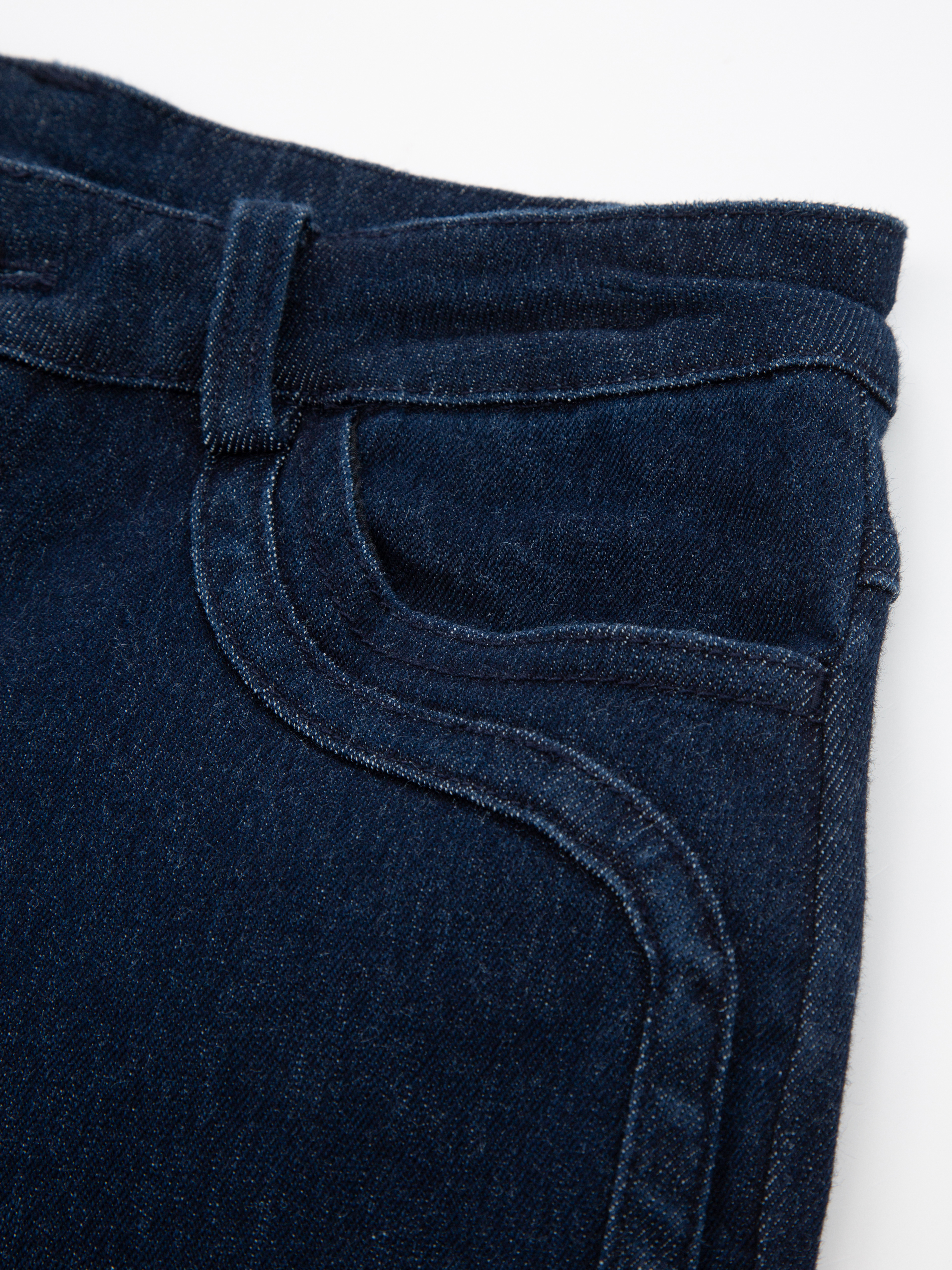 Fløya Ulljeans 34" Dark Blue