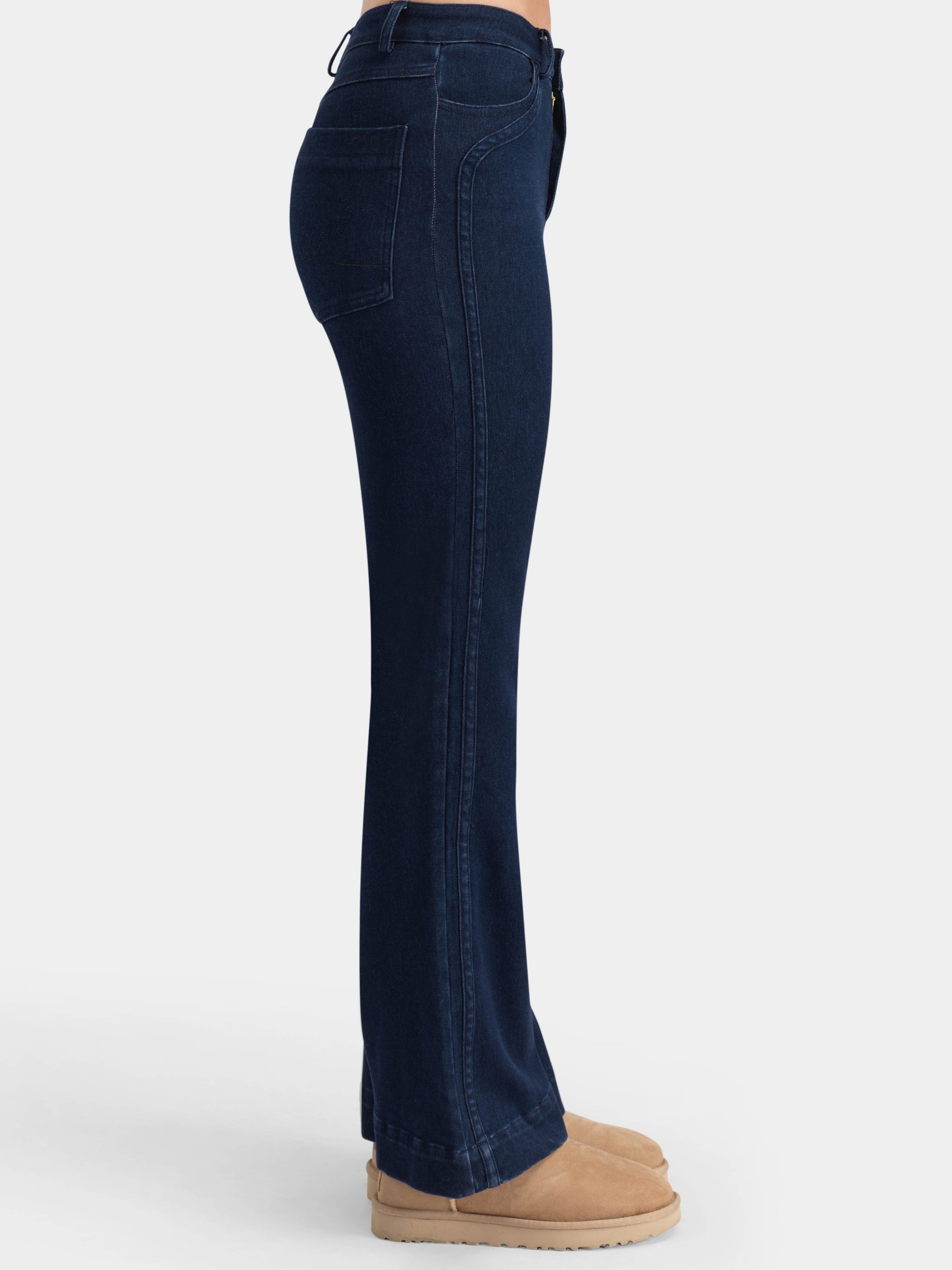 Fløya Ulljeans 34" Dark Blue