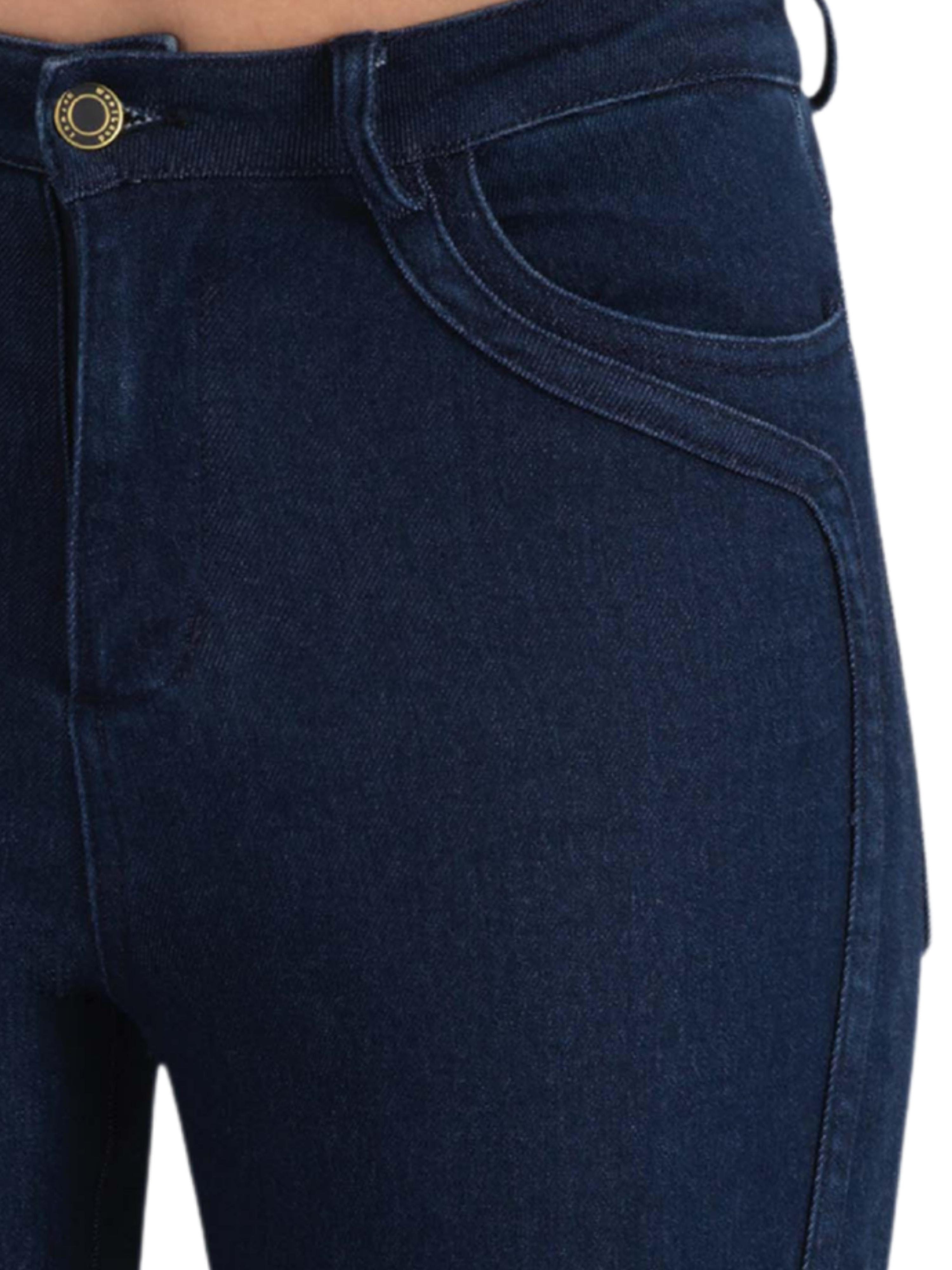 Fløya Ulljeans 34" Dark Blue