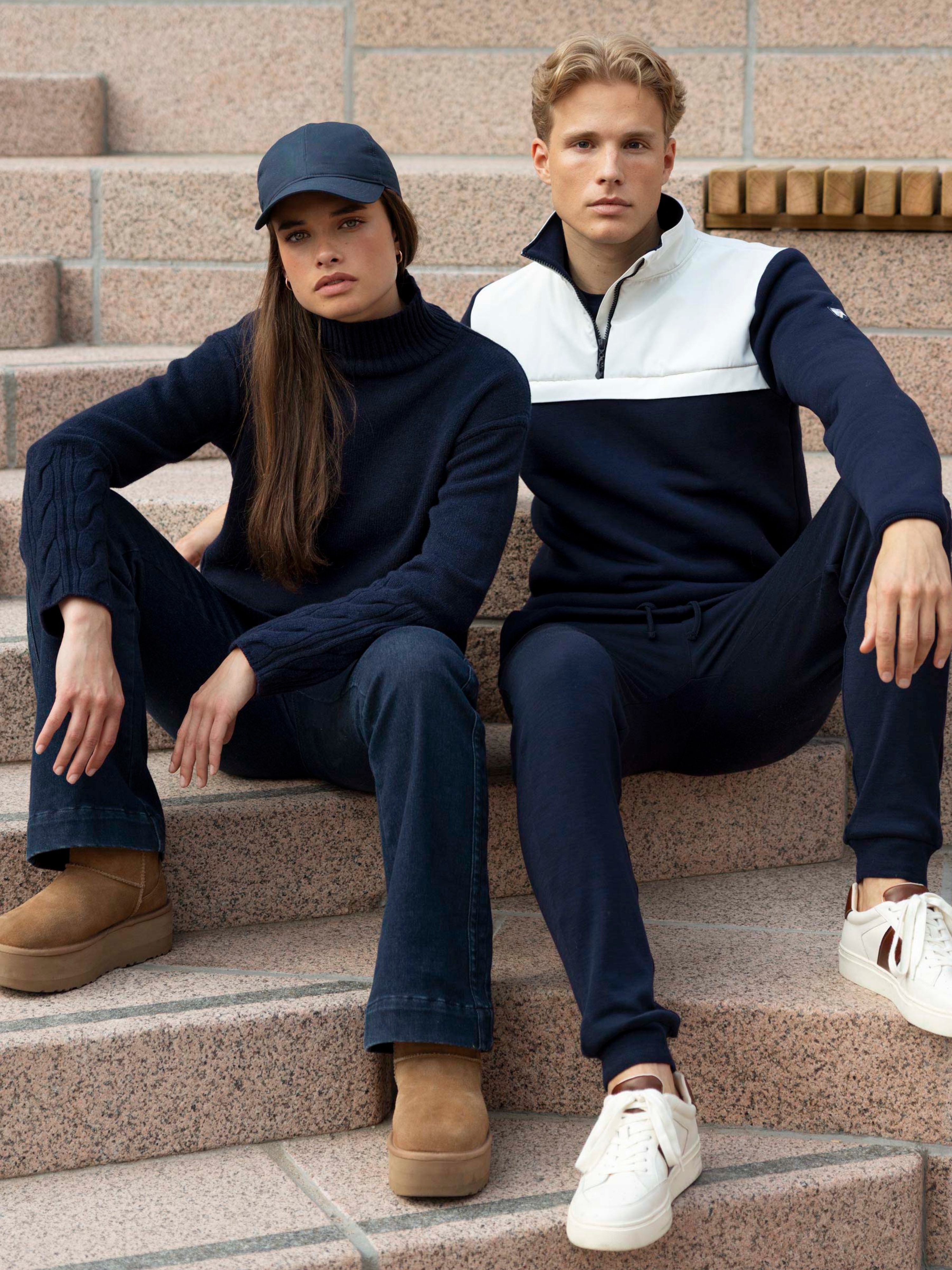 Fløya Ulljeans 34" Dark Blue