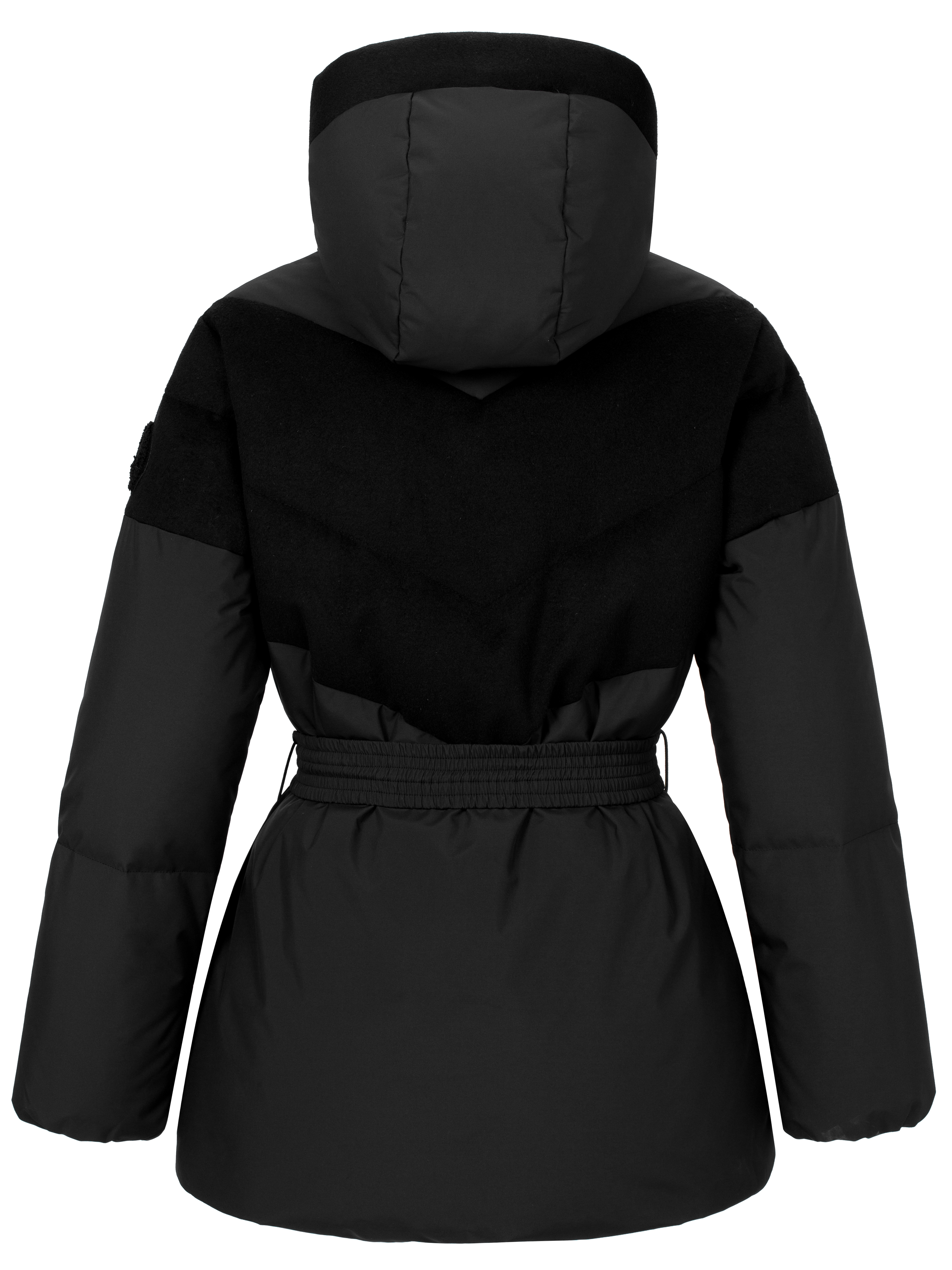 Galdhøpiggen Lang Dunjakke Black