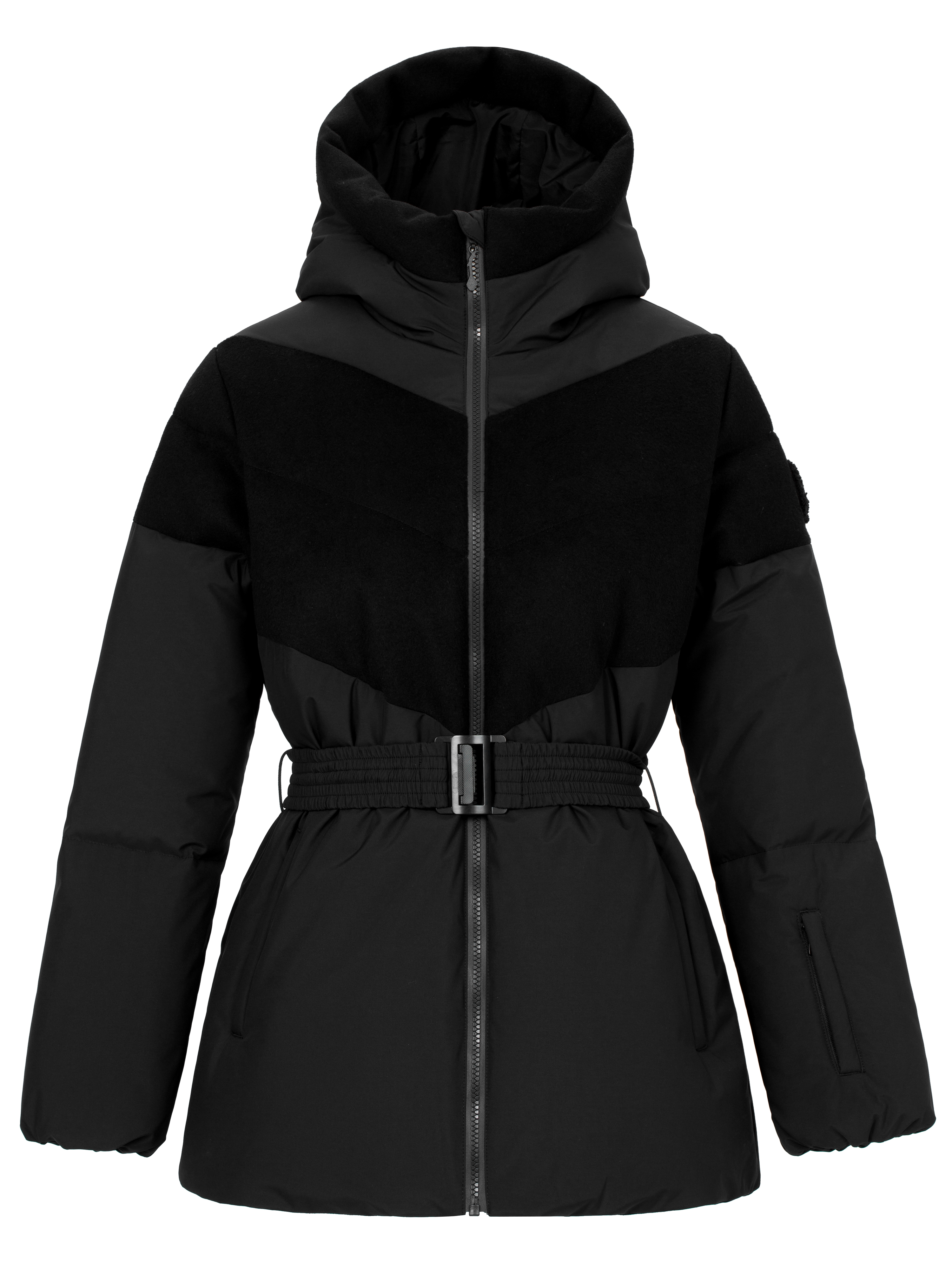 Galdhøpiggen Lang Dunjakke Black