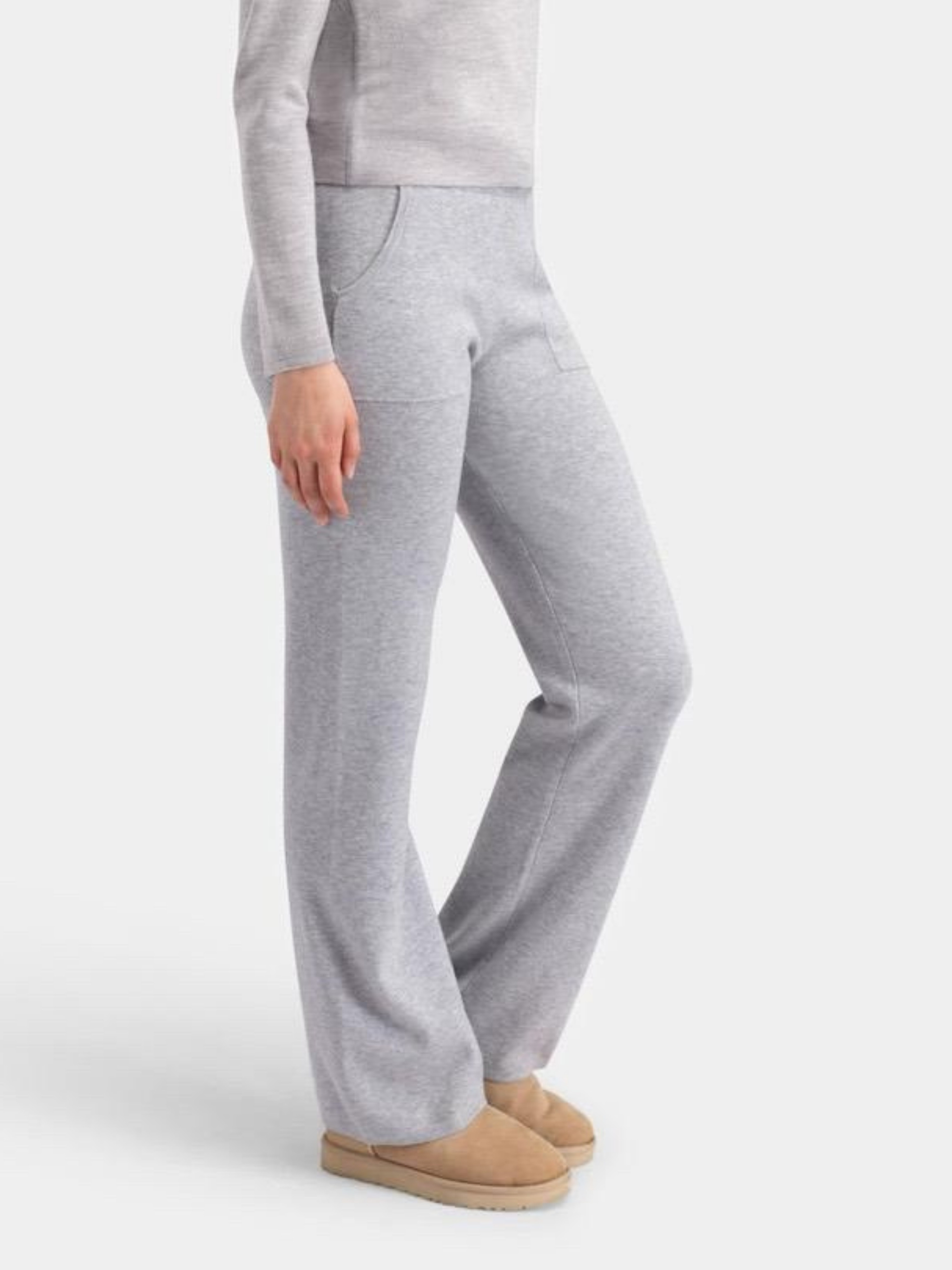 Himmeltinden Merino Ullbukse  Light Grey Melange