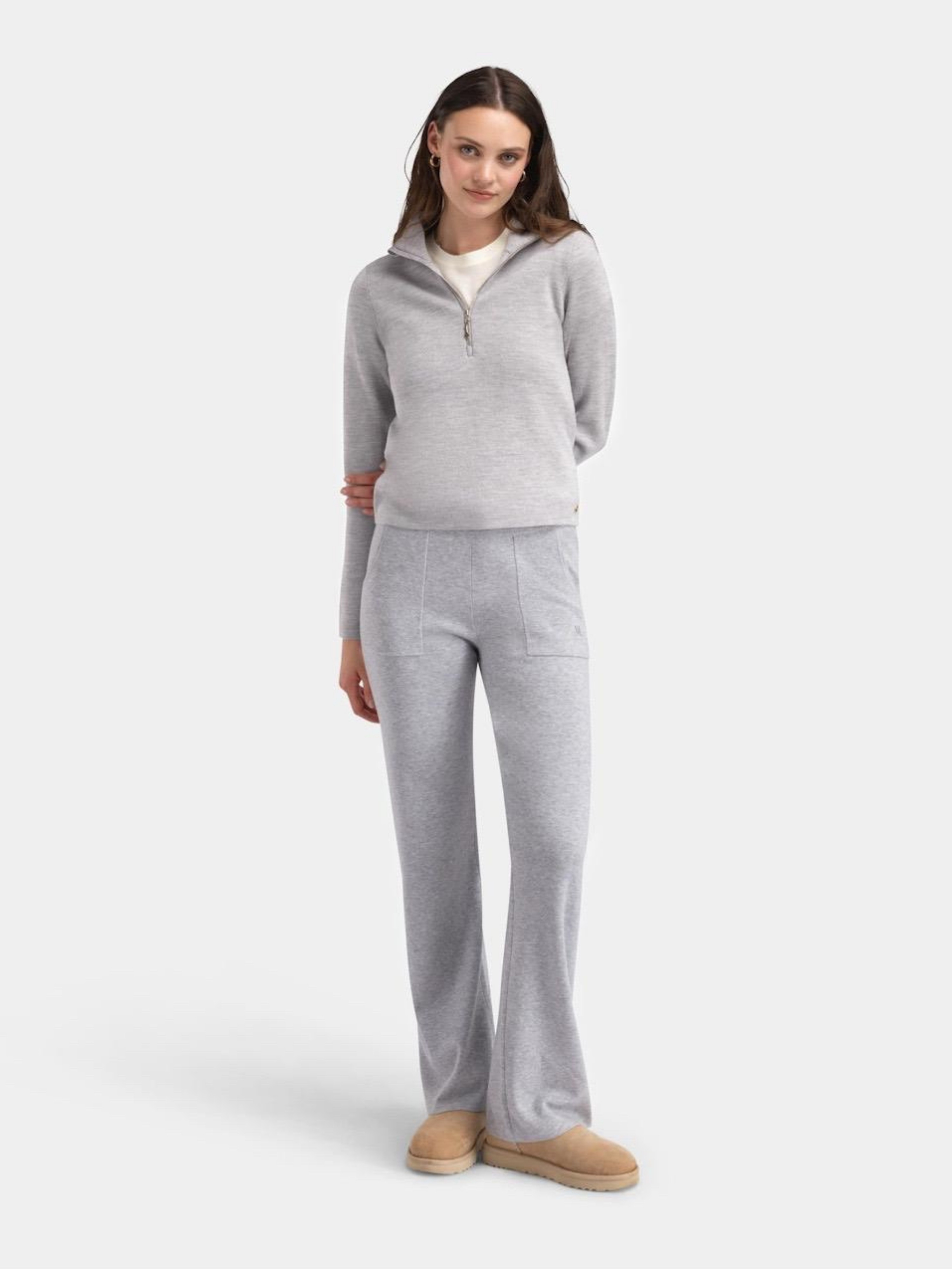 Himmeltinden Merino Ullbukse  Light Grey Melange