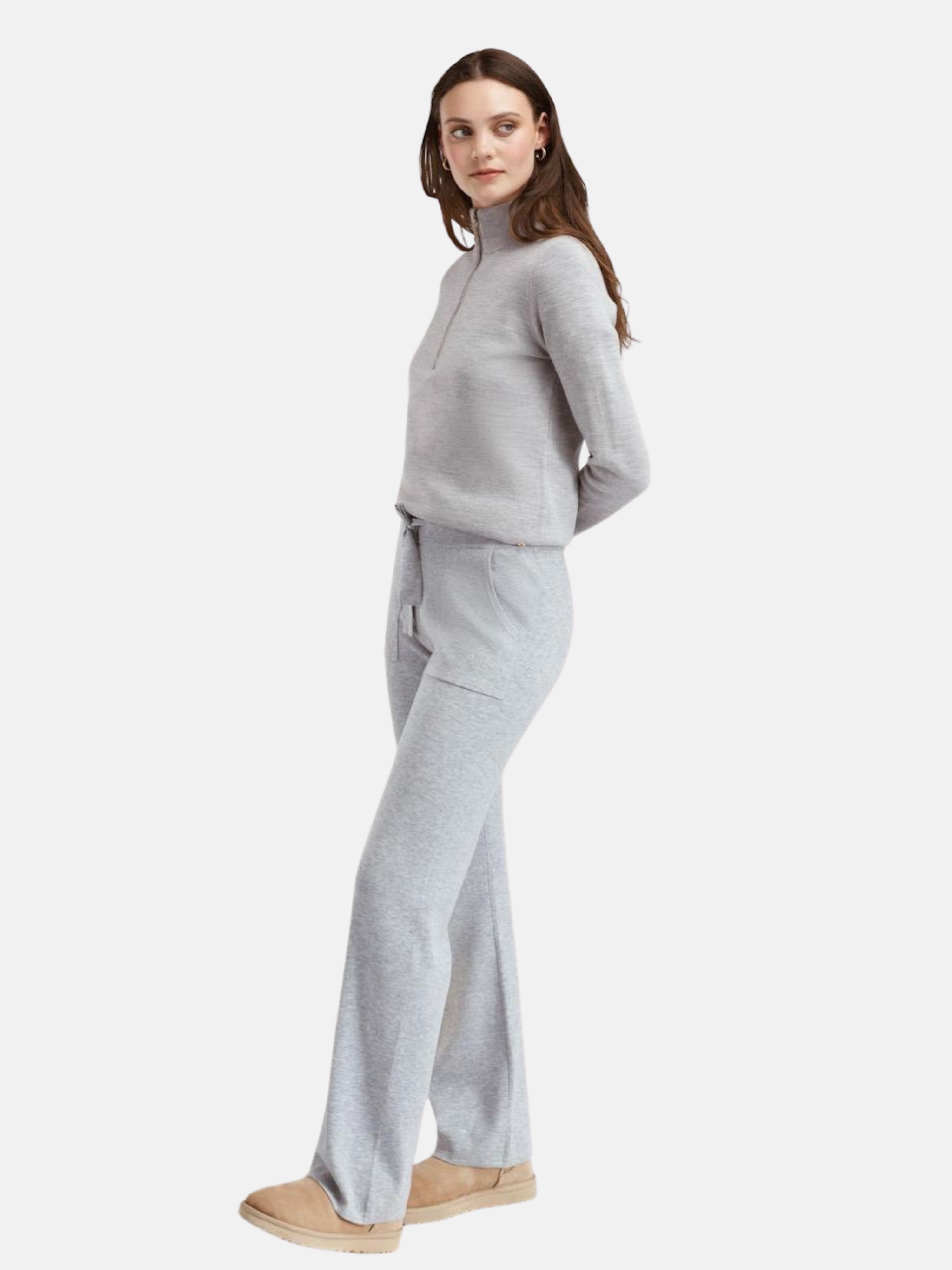 Himmeltinden Merino Ullbukse  Light Grey Melange