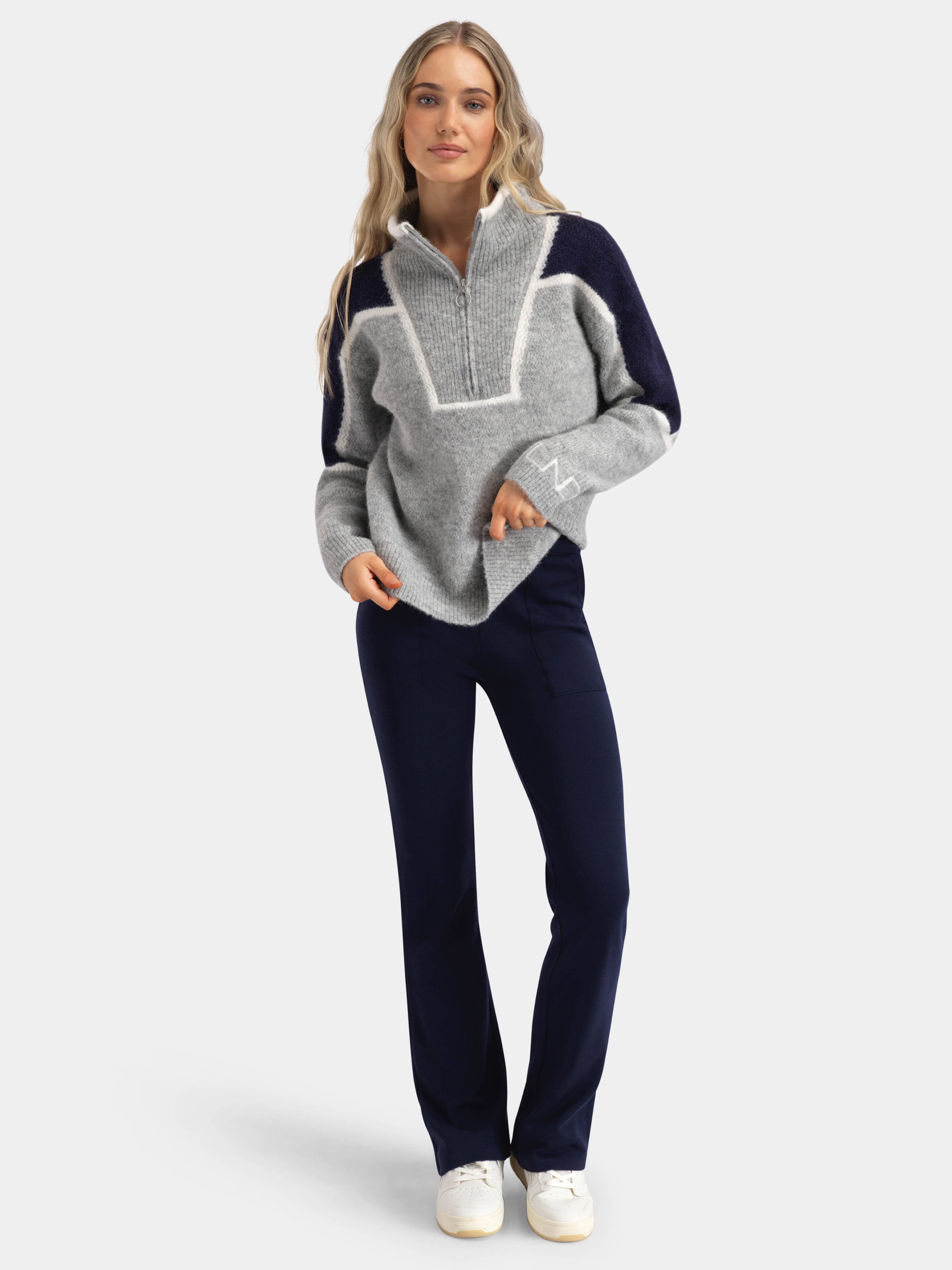 Loen Alpakka Ullgenser  Light Grey melange