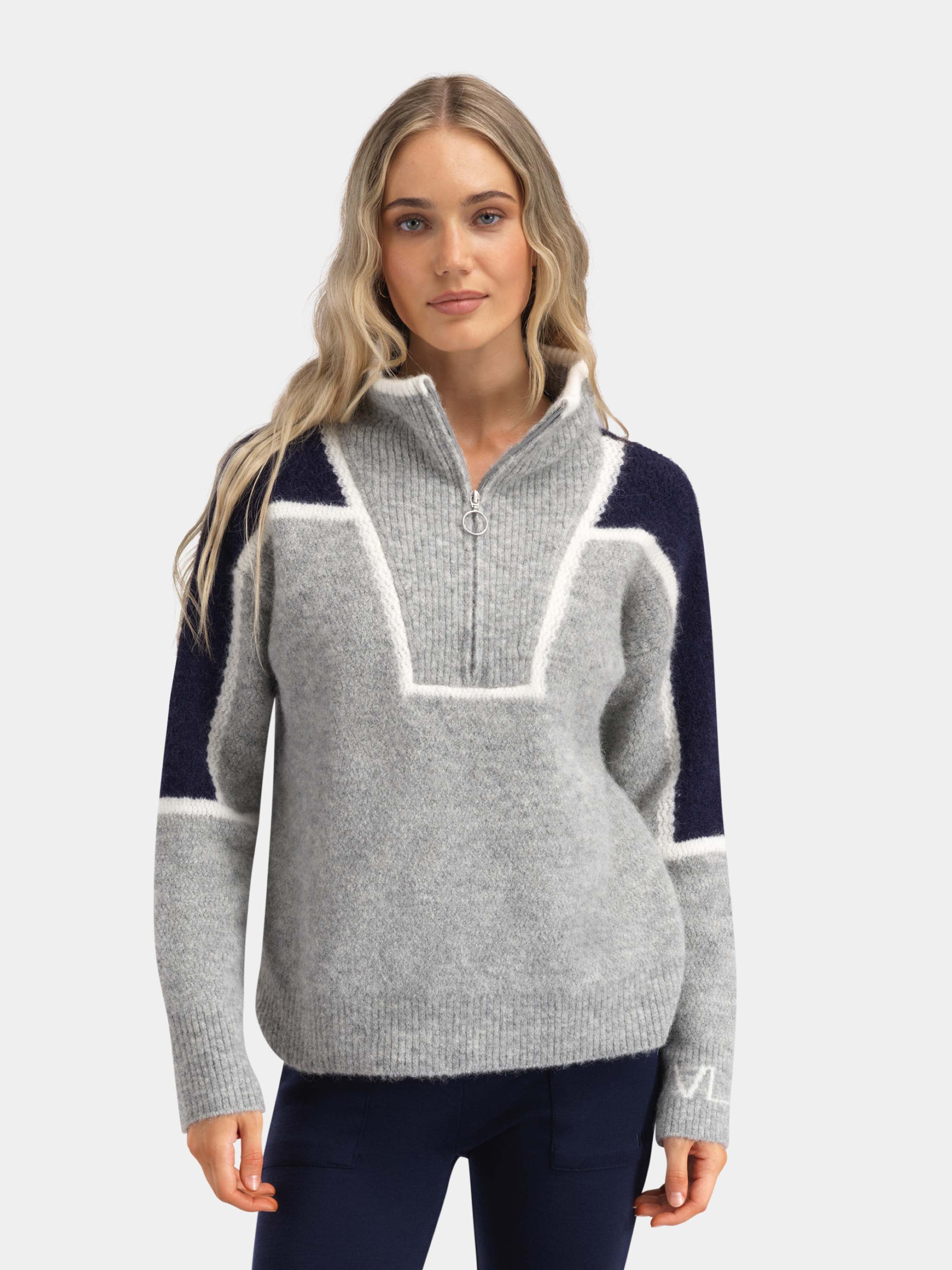 Loen Alpakka Ullgenser  Light Grey melange