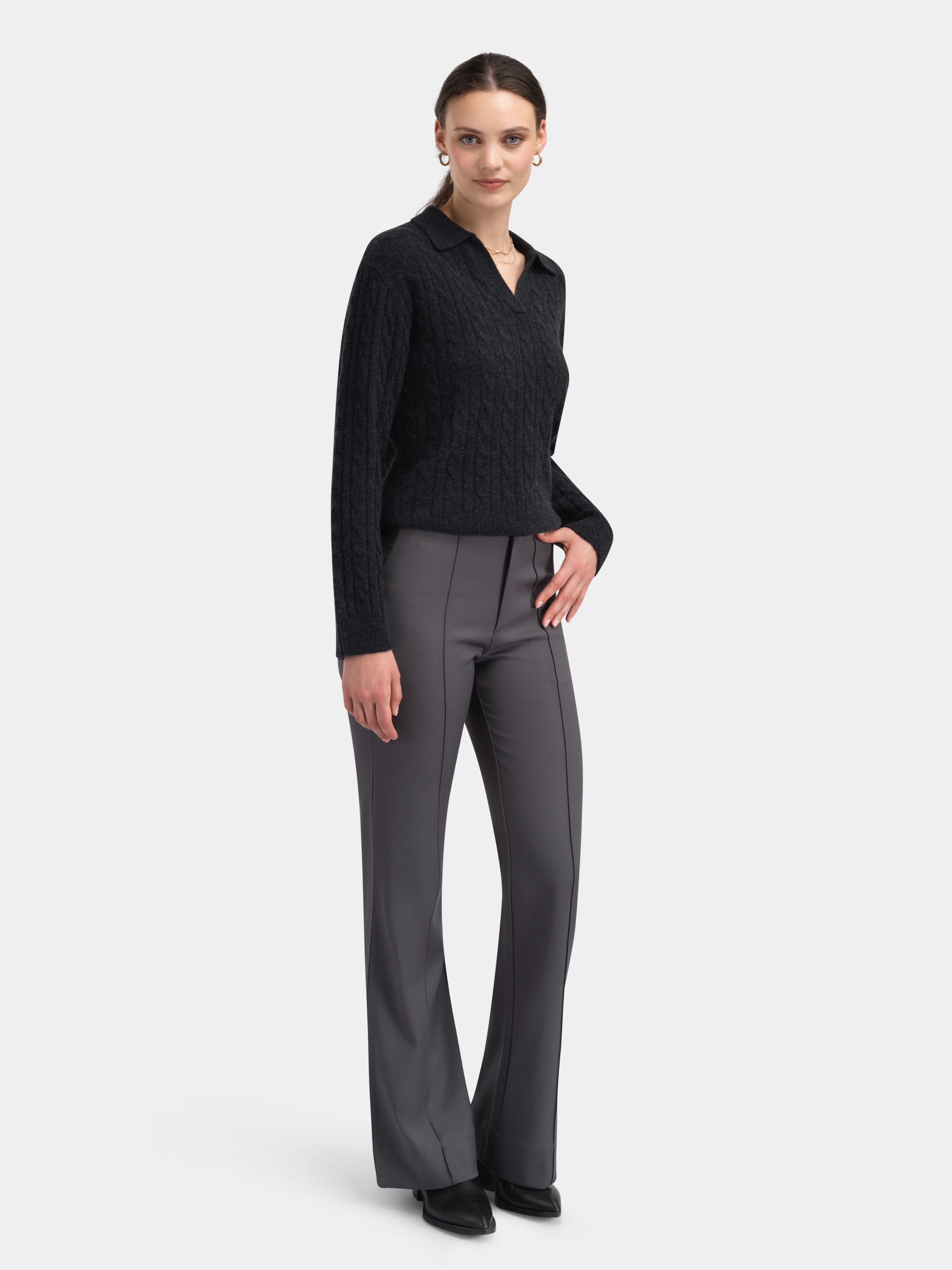 Midnattstind Ullbukse  Dark Grey