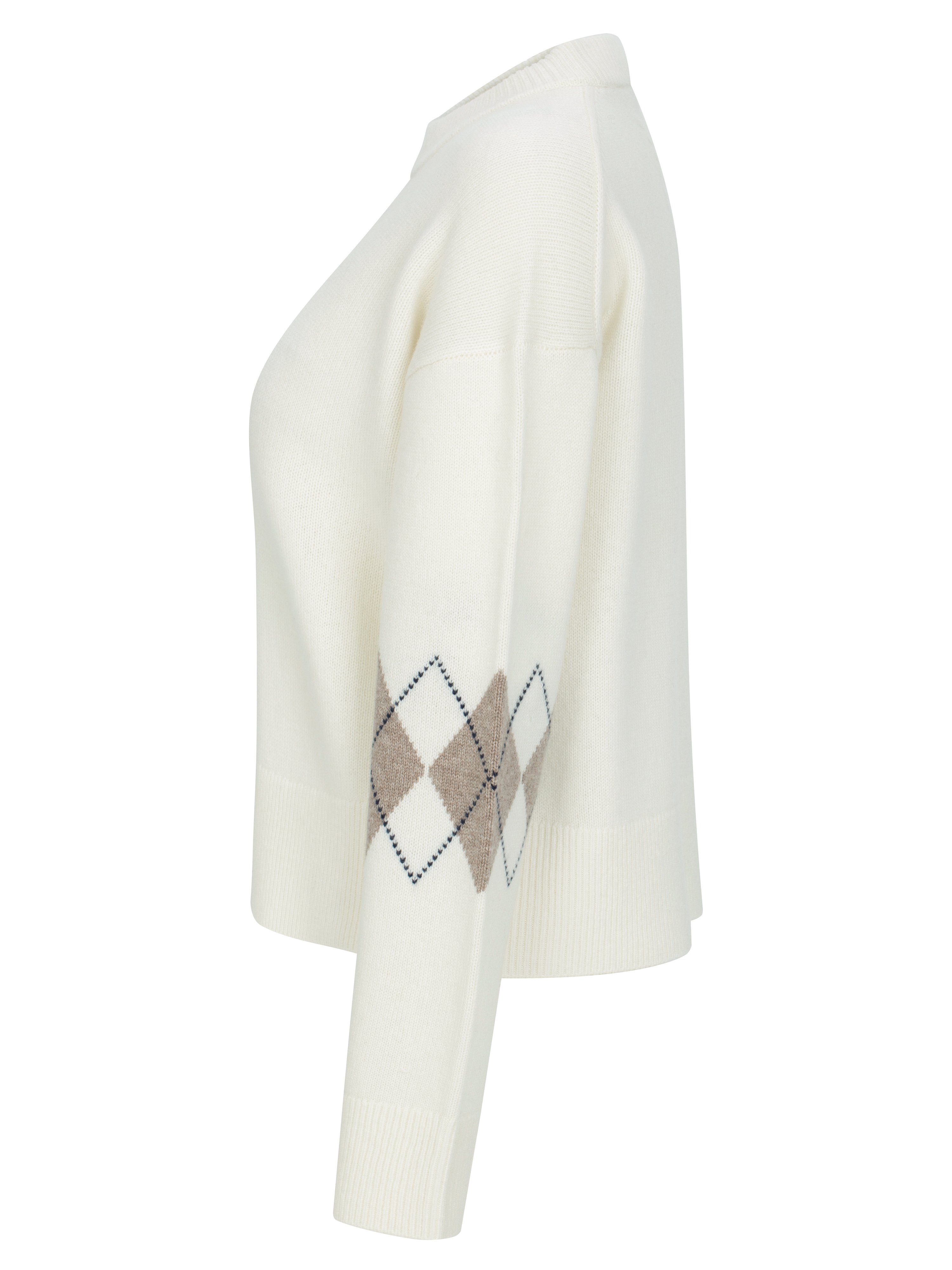 Midtoppen Kashmir Genser  Snow White