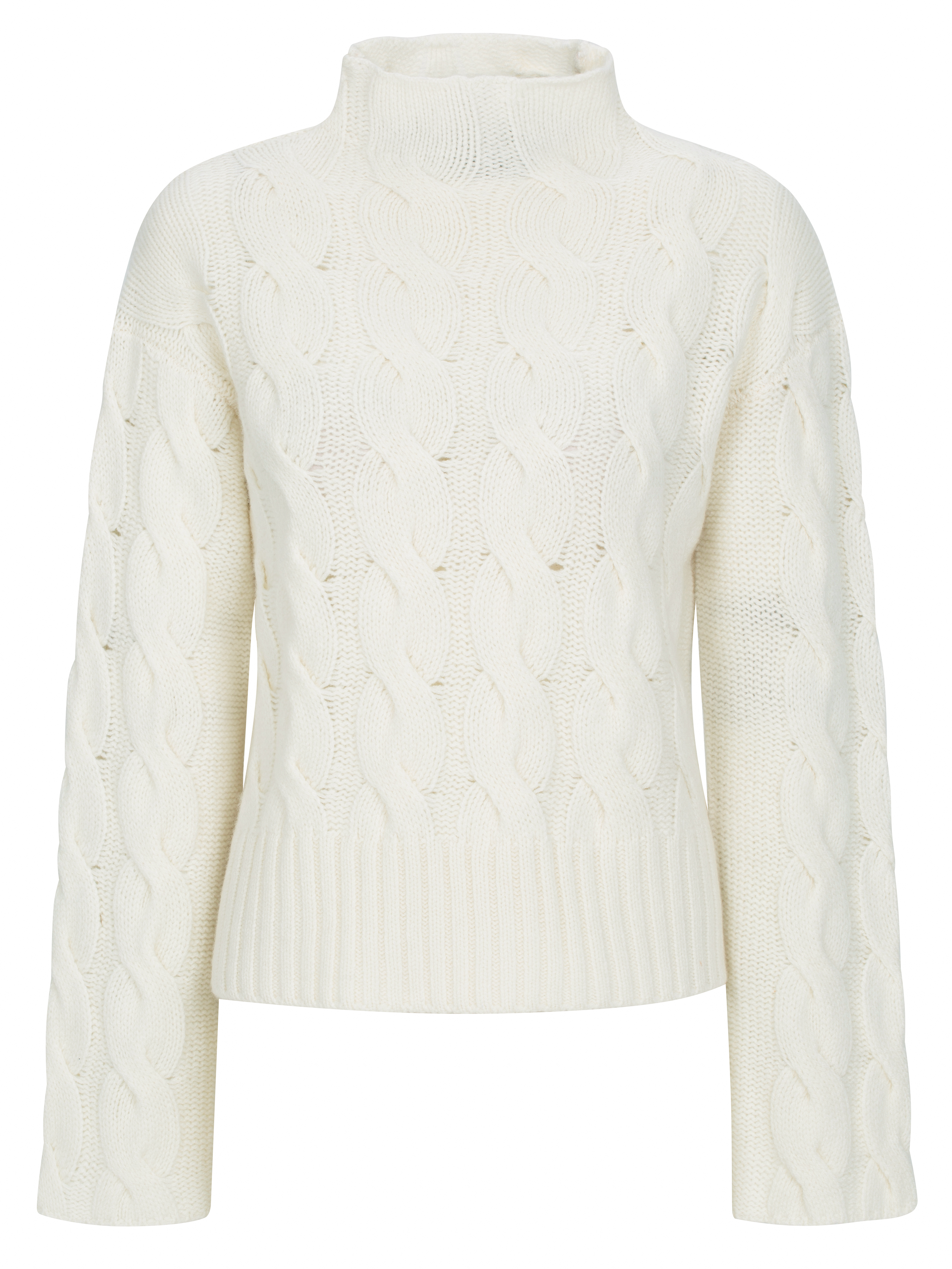 Vindfjellet Kabelstrikket Genser  Snow White