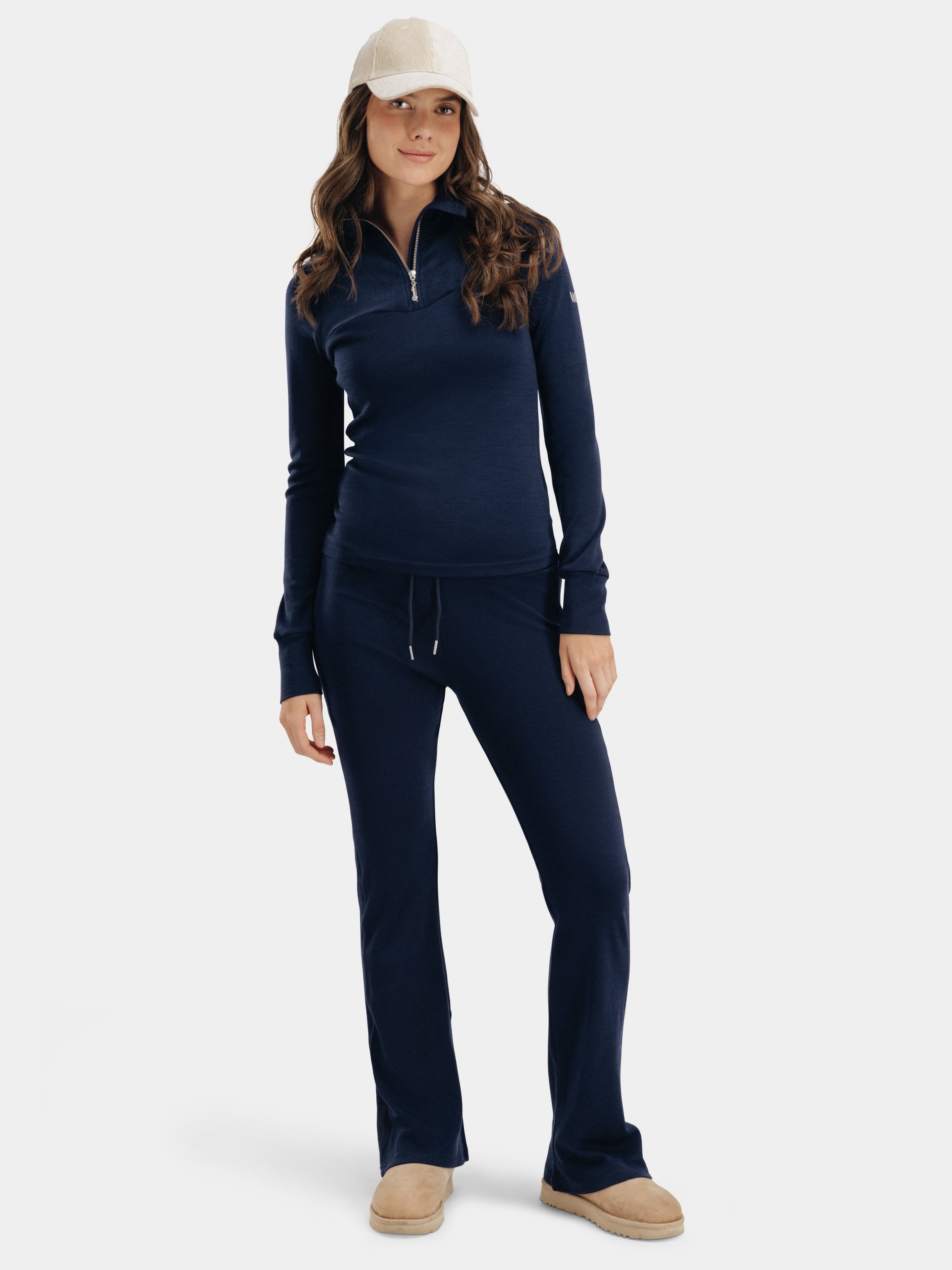 Sirdal Merino Slengbukse Blue Ink