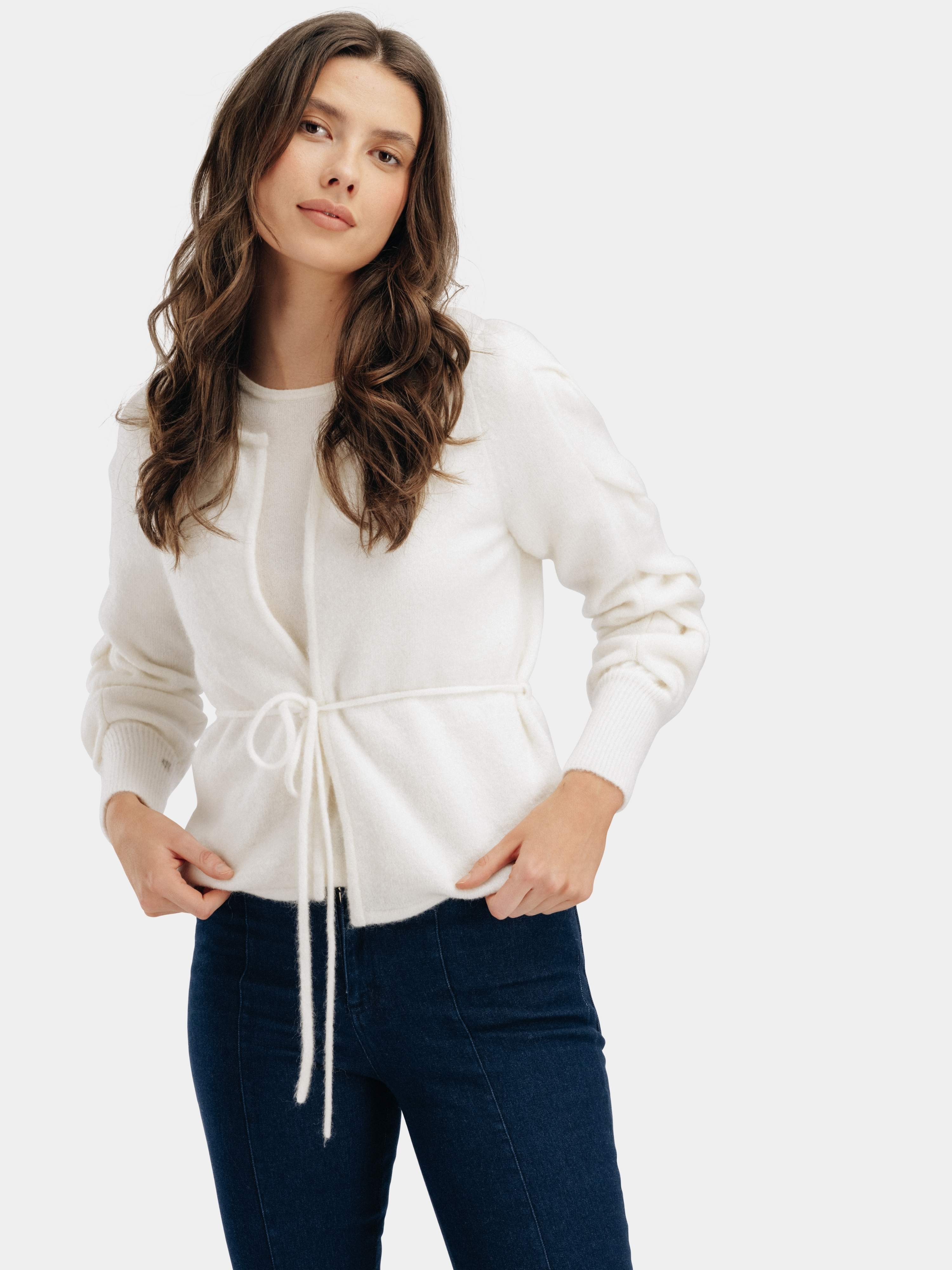 Rondane Strikket Cardigan Snow White