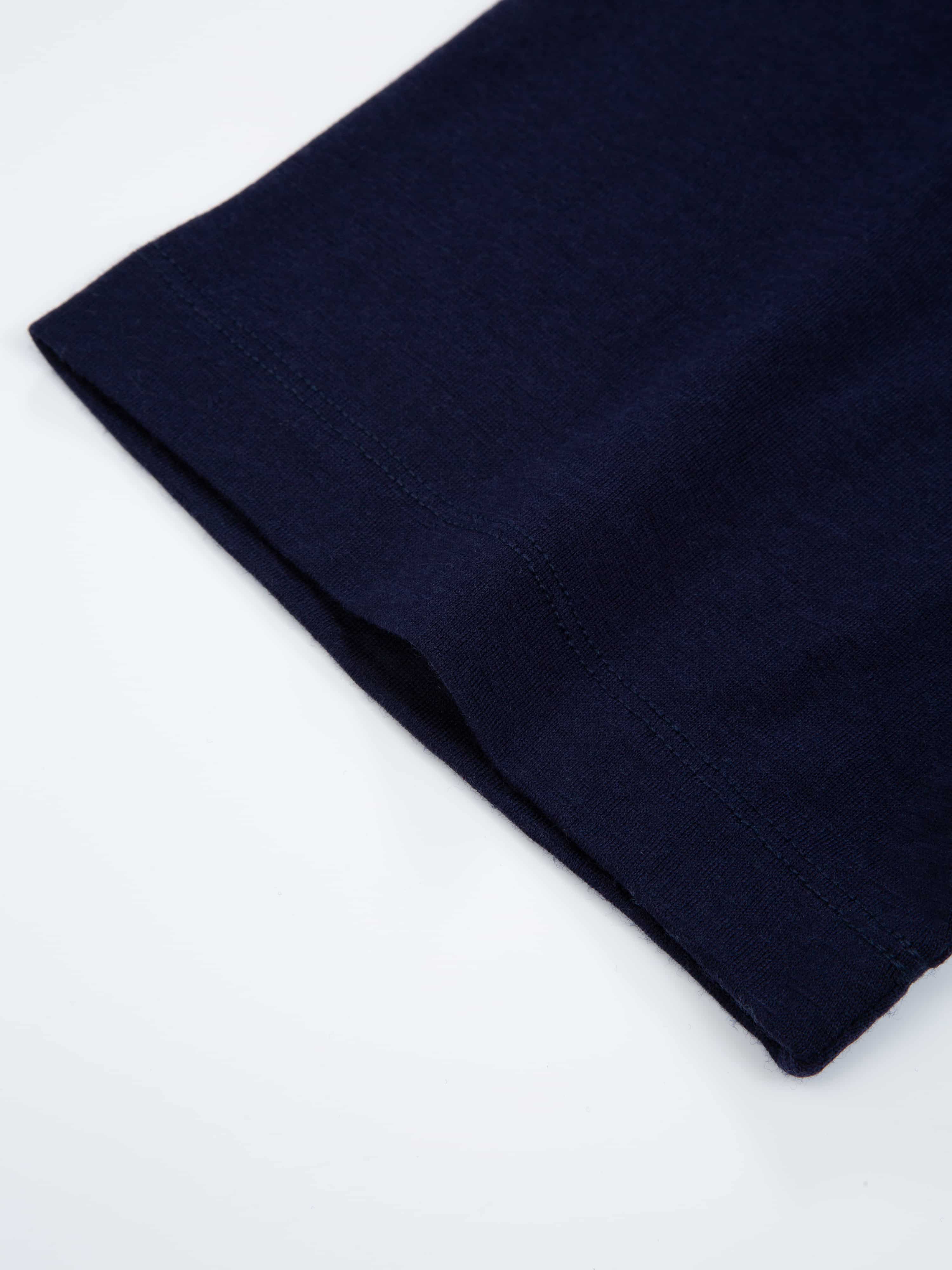 Kvina Merino T-skjorte Blue Ink